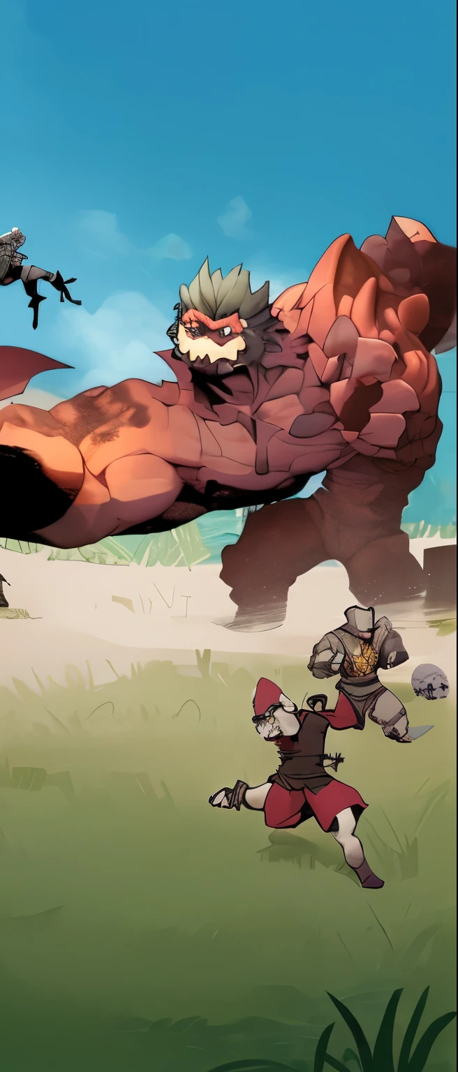 Couple of Sexy young anthro furry wolfes male mercenary warriors, slim endomorph muscular, handsome gay model male apperance, they are fighting with swords in forest ancient battle, sword duel, angry anger look, rage, sword scars, worn out leather skimpy armament, low on hips heavy leather belt, old very worn out skimpy dirty linen material jockstrap, old yellow dirty worn out stains on white sawn jockstrap, very visible "x" brown seam pattern on the jockstrap, studded skimpy armlets breastplate armor, skimpy breastplate, leather bondages, fingerless leather gloves, smelly unwashed furr, dirty body look, both of them hold blooded sword in hand, proffesional anathomy, correct anathomy, five fingers, correct muscules building, proffesional perspective, professional composition, proffesional cinematic sword fight scene, correct sword hold in hand,