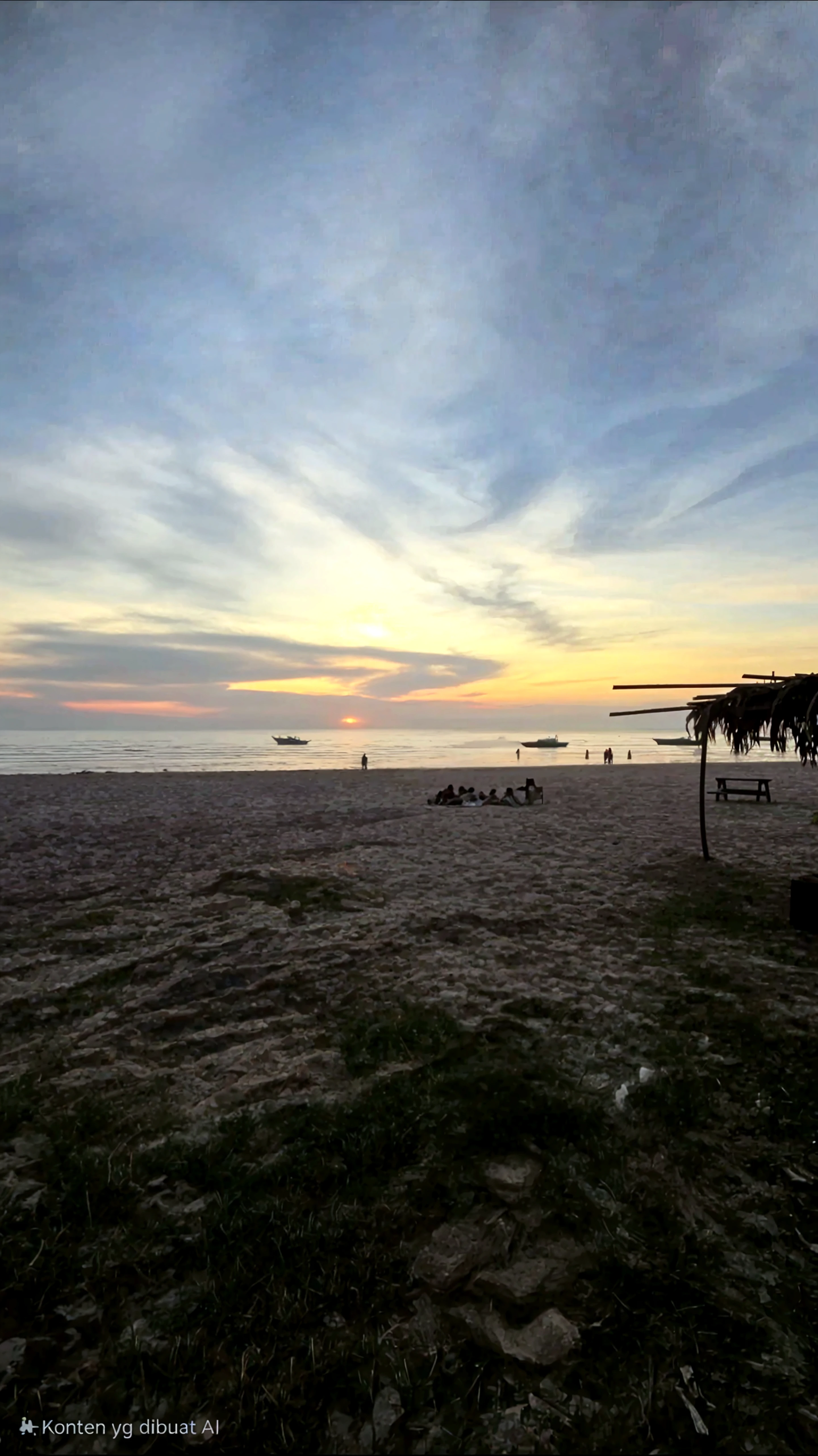 There is a woman lying on a towel on the beach, at the beach on a sunset, on the beach during sunset, on the beach at sunset, on the beach at sunset, sentado na praia, olhando para um oceano cor-de-rosa, sunset at the beach, na praia, sentado na praia, Relaxing on the beach at sunset, beach aesthetic