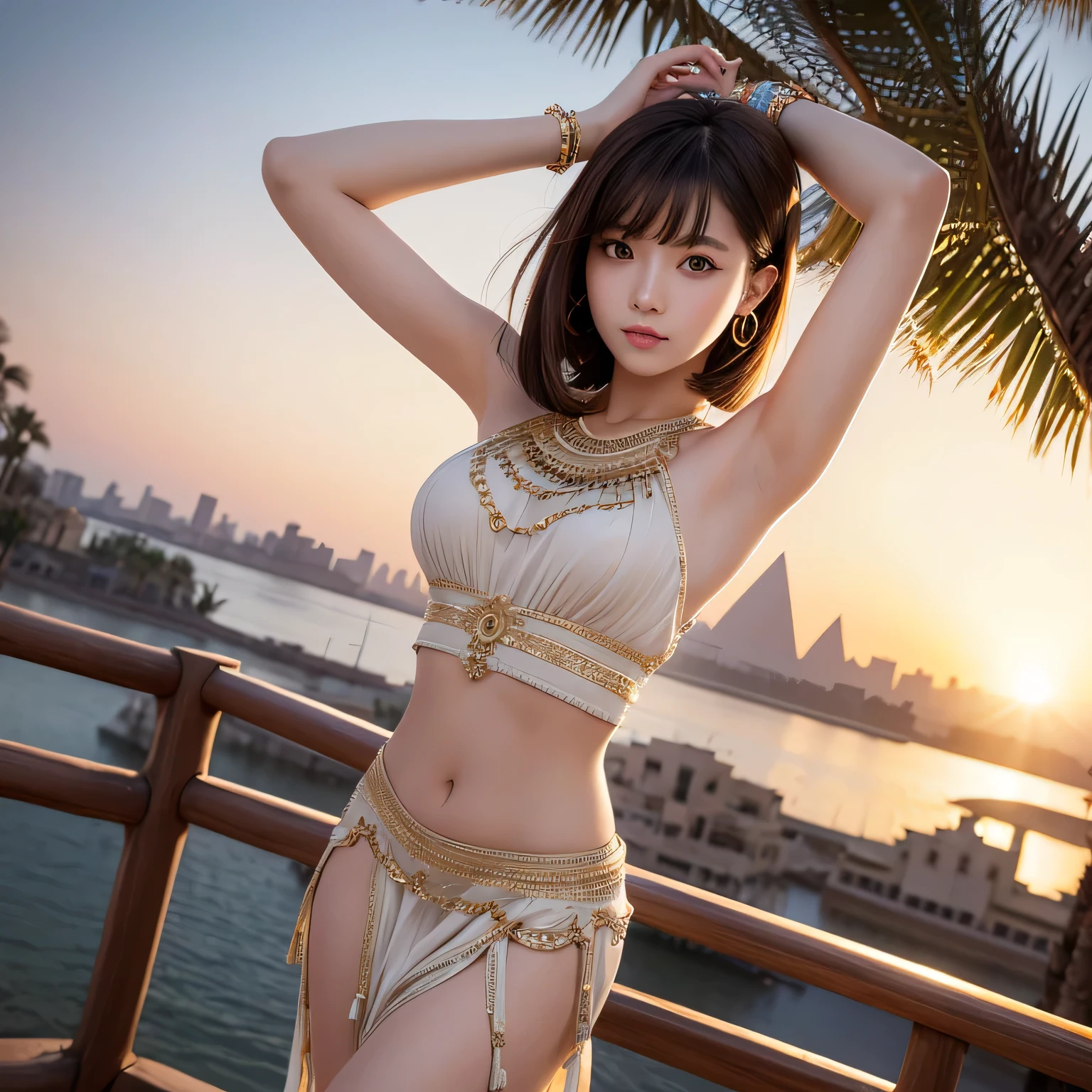 Ultra-detailed complex 3D rendering of faces、(masterpiece、top-quality、octan render、)、Glamour shot full body image、Very beautiful young elf、 cleavage of the breast、(highlydetailed skin:1.2)、(Pubic hair shows through:1.1)、(((White and gold micro bikini and jewelry:1.95))))。、8K、((Very soft breasts))、((noticeable large pink areola))、((large full breasts:1.4))、Beautiful Caucasian woman with big buttocks full soft breasts and white skin、1 persons、Long braided hair、large full breasts、dynamic ungle,((Jewel Magic Wand)) 、hyper realistic photography、(((Black hair)))、(futuristic city backdrop)、Armpit、(((Detailed and ornate diamond crown))))、In the style of Marvel Comics、 ArtStation Trends, Clear focus, intricate detailes, ighly detailed, Detailed green eyes, foco nítido, a digital rendering, proffesional、abdominals、glowy skin、sexypose、(Golden tattoos all over the body)、Golden lame skin、Mansuji、s ass、(Jewel the whole body)、It has silver scales)、a blond、Seductive look、Detailed and beautiful white teeth、(futuristic city backdrop)、Armpit、