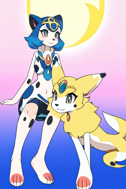 {guilmon}, (crusch_lulu), \(digimon\), (By Slugbox), (By Shikaro), (by Asaneman), {multiple_characters}, {sisters}, (white_body), (female), (Feminine_Flatchested), (exceedingly_wide_hyper_hips), thick thighs, plump_labia, (Bent_forward), normal_tail, seductive, digitigrade_legs, (Perfect_eyes), long_eyelashes, sexy, 1080p, (best quality), (masterpiece)