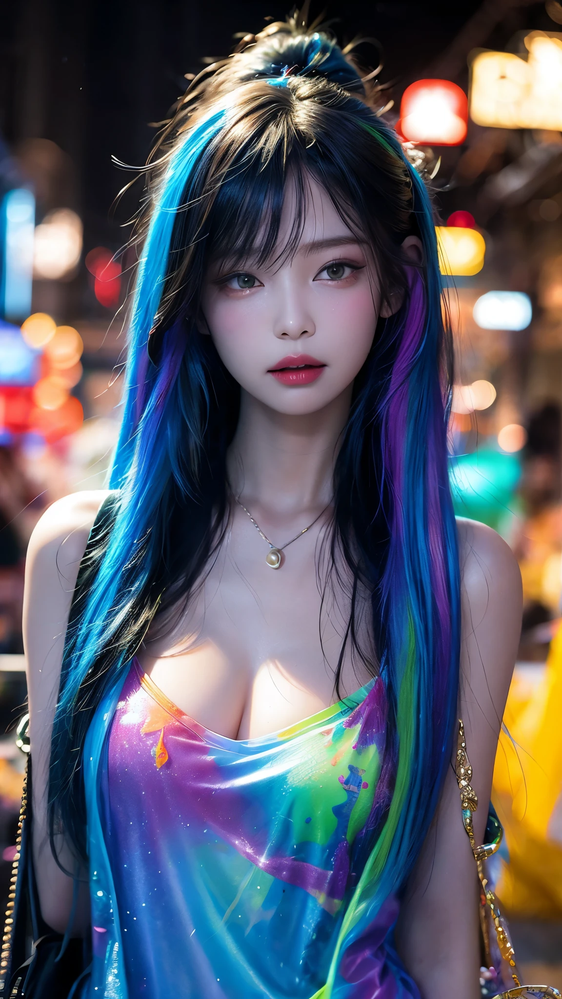 Hair full of water,Clothes full of water,The can be seen through the clothes,Woman naked in super crowded bus。40k,photography of,tmasterpiece,best qualtiy,dark grey background,(1 girl with blue eyes and pink big wavy hair,Big ass full breasts,(White open suspenders:1.3),a variety of poses。(:1.3)),delicated face,A detailed eye。Japan goddess,