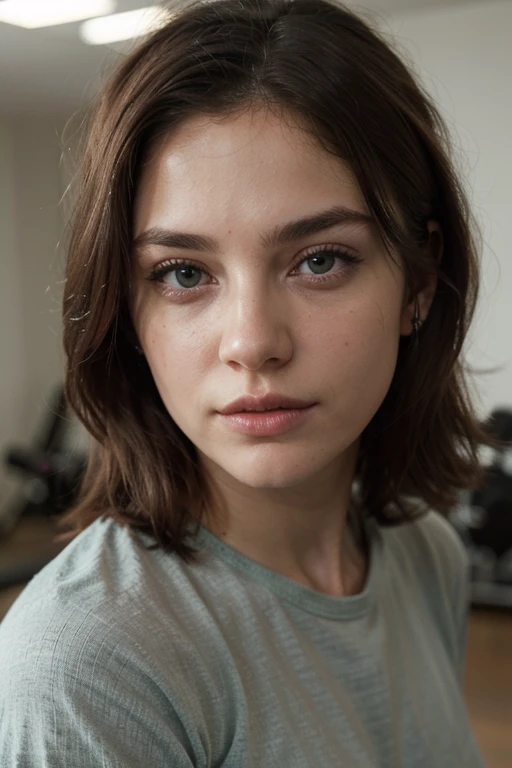 EsmeCM2chz, close-up, RAW photo, professional headshot, 1girl, focus face, salon-styled hair, short hair, expertly applied cosmetics, looking at camera, (hd, dslr, Fujifilm XT3), color graded, simple background, high-quality studio lighting, (((Ultra-HD-details, Ultra-HD-realistic))), (perfect eyes, masterpiece, best quality:1.5),