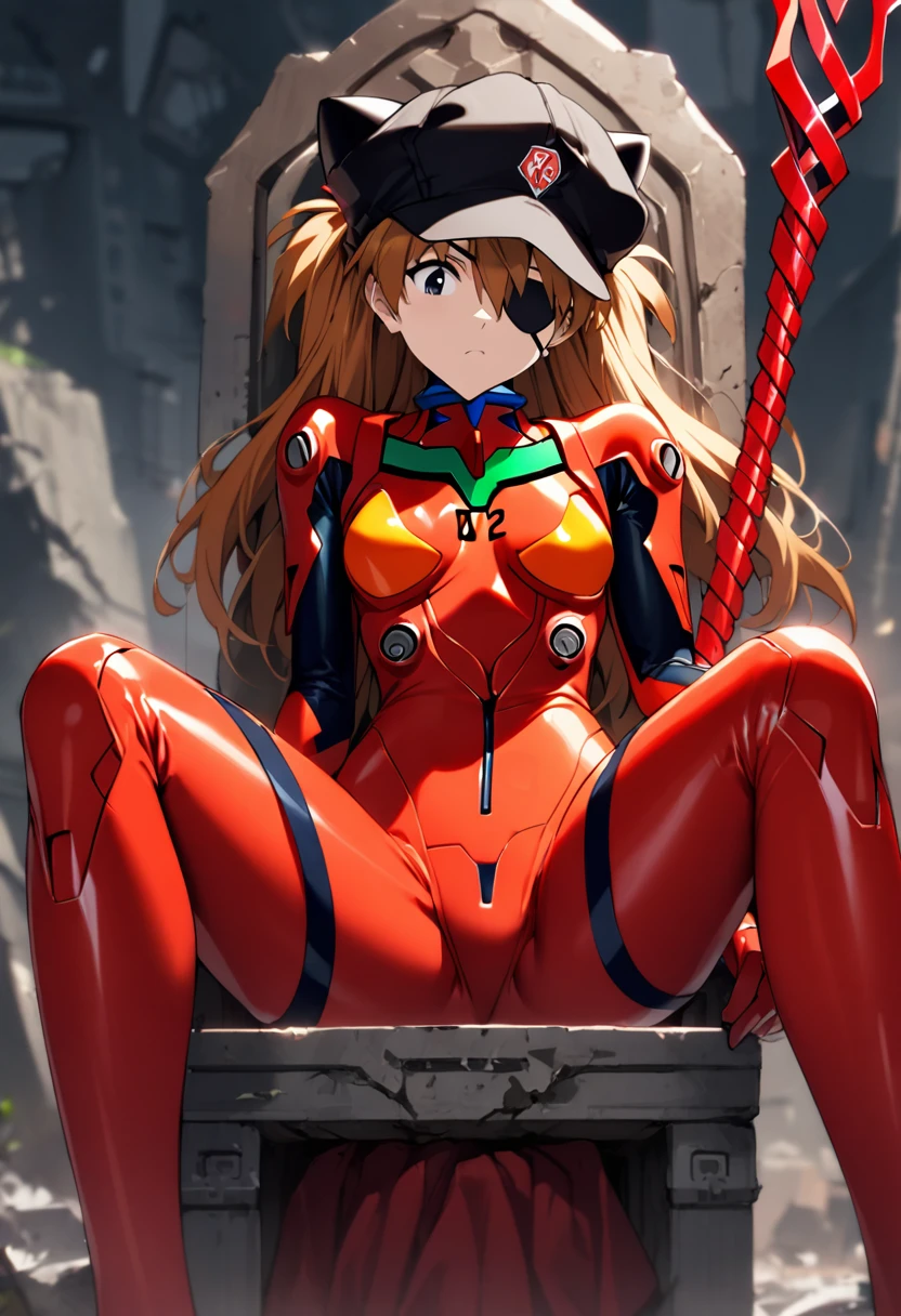  Highest quality, (finely detail:1.4), (nsfw),One girl, Soryu Asuka Langley, tears,   Neon Genesis EVANGELION, Evangelion New Theatrical Version, cum on body, wet, gagged,(shibari:1.2), torn shining plug suit,  Medium chest,(erectile nipples),torn shining pilot suit, Red bodysuit, standing on one leg, (cameltoe),anus, masterpiece, so beautiful,