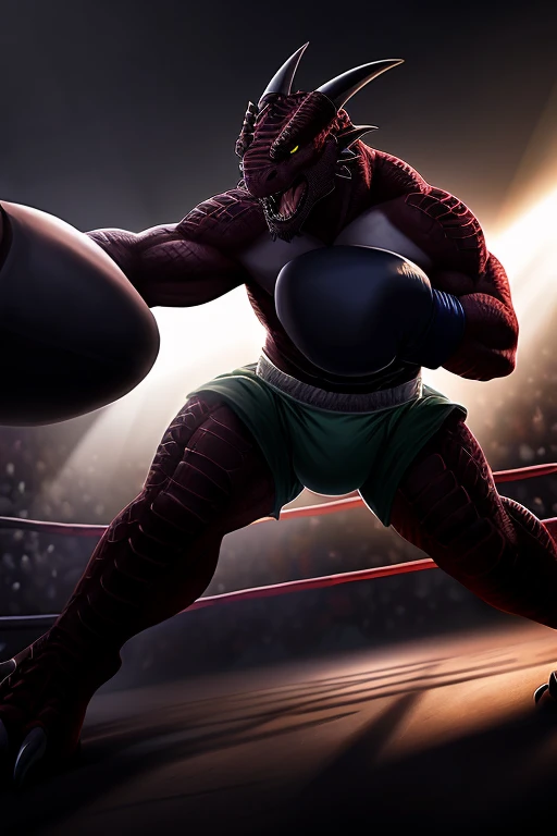 2 muscular dragons wearing thick diapers,boxing match,detailed anatomy,highly detailed scales,powerful claws,menacing expressions,dramatic lighting,dark fantasy,cinematic composition,chiaroscuro,moody color palette