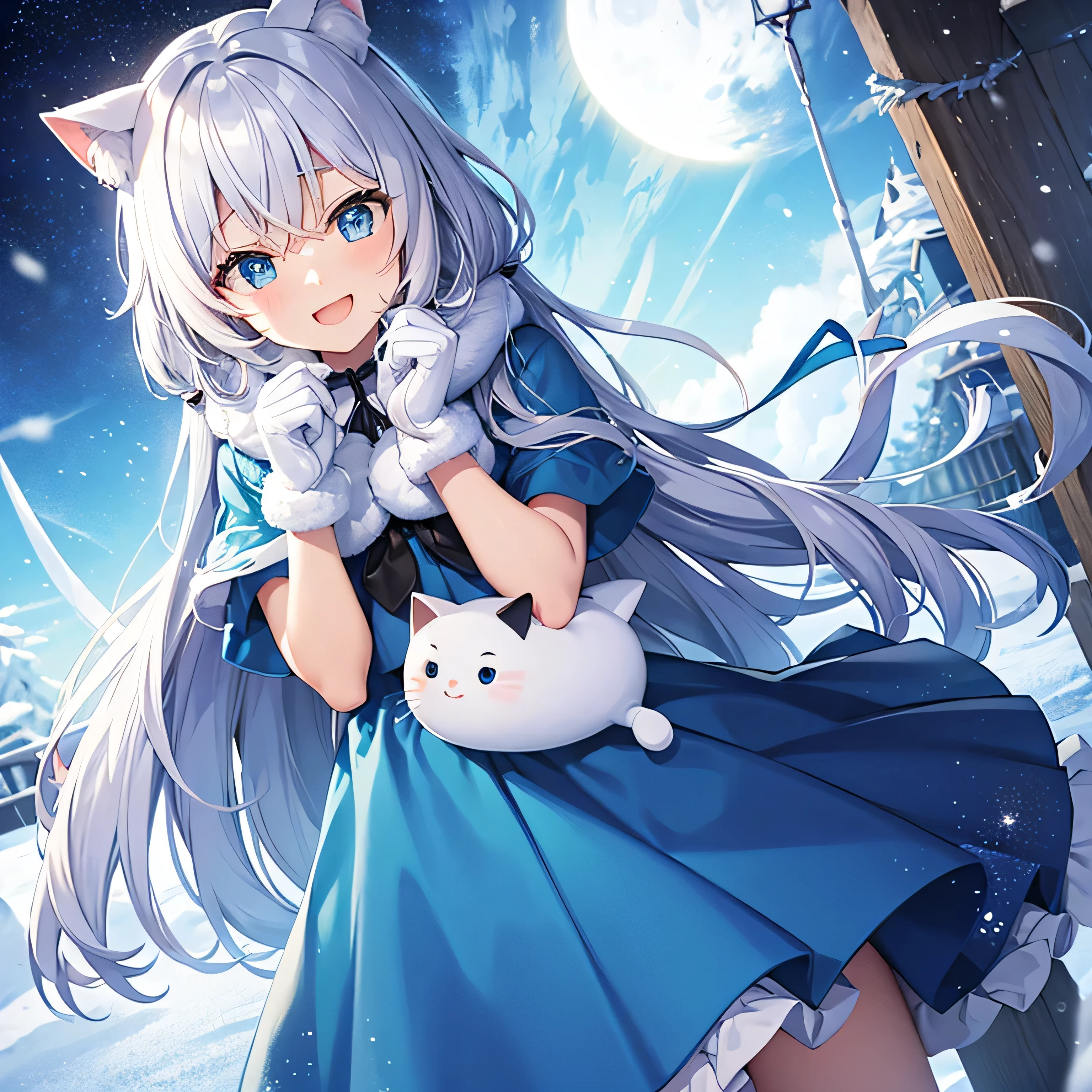 🧊😃💙☃️❄️🐱