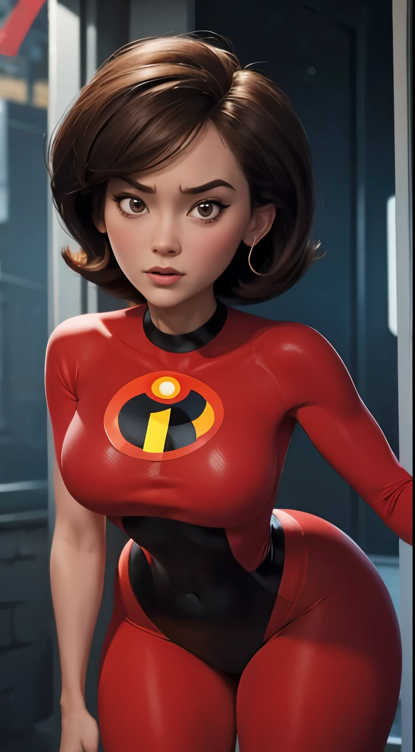 Helen Parr is very hot. busty. cutout. production