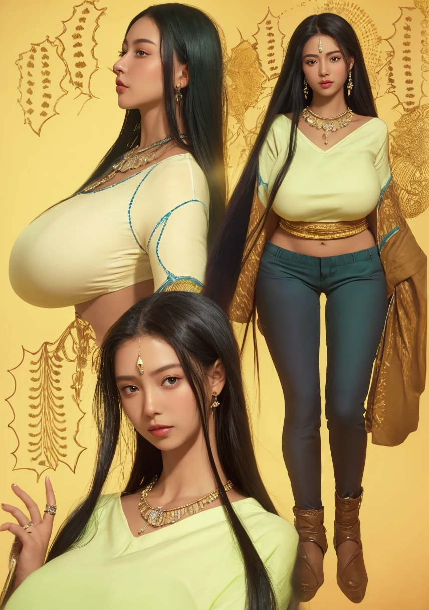 Balinese woman, sexy body, curvy body, very big breasts, cleavage, big hip, ((kebaya bali, balinese kebaya, kebaya outfit)), smiling, beautiful face, detailed face, very detailed, beautiful eyes, full body, full body shot, high quality, detailed background, high resolution, 8k resolution, ultra high detail, beatiful skin, perfect body, perfect anatomy,