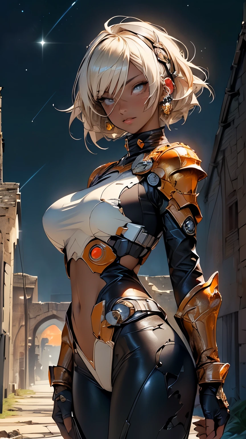 ((Masterpiece)), best quality, ultra detailed, super cute girl, mature girl, super beautiful asian girl with very beautiful blue glowing eyes, (blonde:1.5), slim body, perfect body, wearing super tight anime printed boxers, an anime printed super tight shirt, super aesthetic pink jacket, spead legs, from below pov, (bob haircut:1.9)