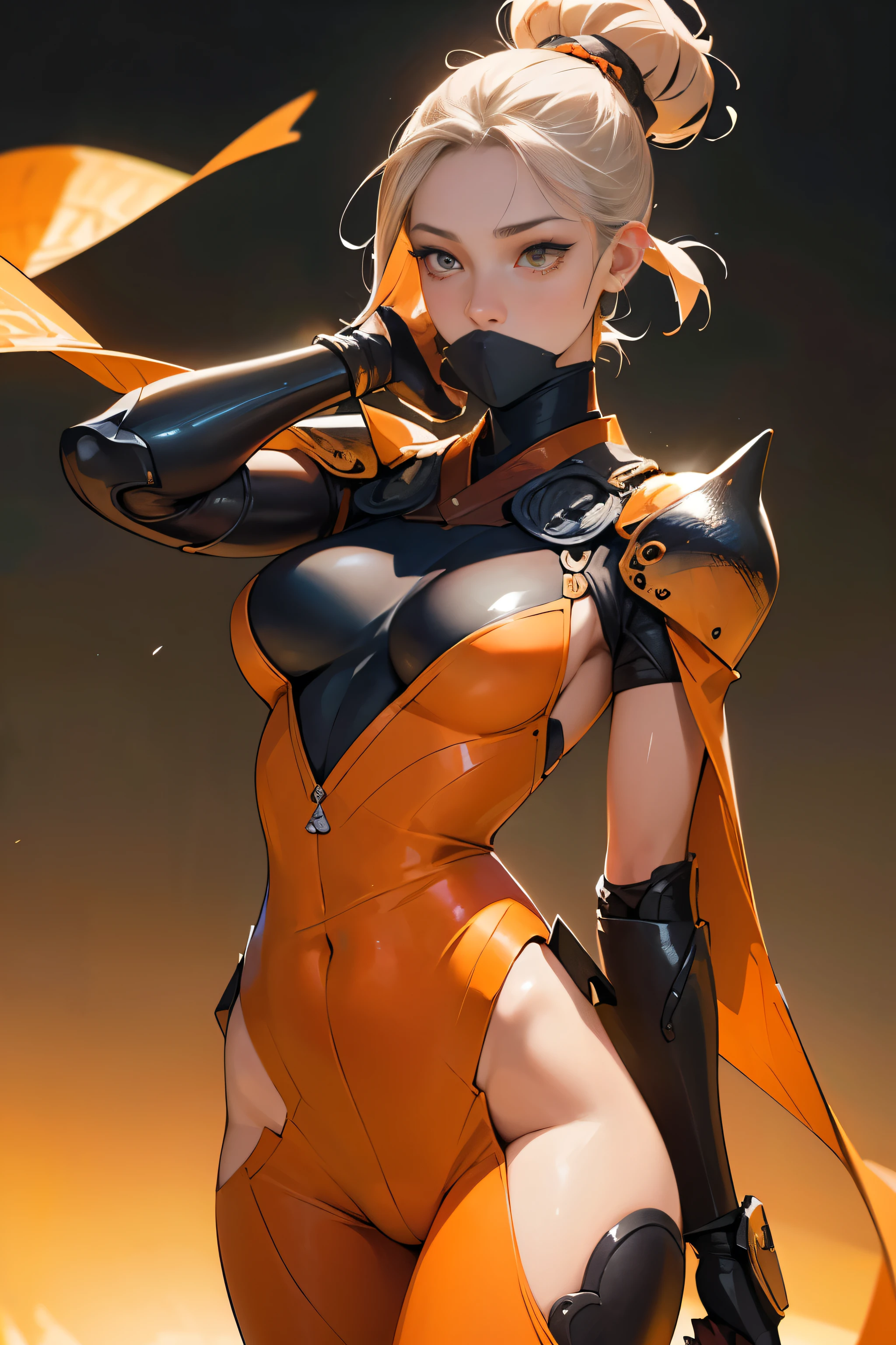 (((Brigitte Nielsen))), (((red suit))), (((back view))), (((perfect ass))), ((( soldier suit ))), (((Black short haircut))), (((Russian girl))), ((high collar)), (((red army suit))), (((best qualityer: 1.4))), (Unbeatable masterpiece), (hiper HD),(CG 8k hyper-realistic), (((brave face))), (((breasts big))), (((hyper feminine))), sexly girl, ((( sculptural body ))), (((1 Kizi))), Kizi cibernética de 25 anos com perfectbody,,Beautiful and well-groomed face,muscular body:1.2,solid color detailed jacket, (Head to thigh photos), Complex equipment, green dark,Long pants,Tight clothes are dark,With white stars and off-white stripes,,,,,Armor Metal Electronic Parts, Poison tattoos ) INFO, Kizi, (((standing alone))), pirralha violent, ((())), sexly, pose de atitude, work of art, post-apocalypse, (((manga style))), bounty hunter, violent, Manic, the way you want, slenderbody, thin but strong, perfectbody, roupa moderna, advanced technology, neon, sleeves with vertical striped pattern, neutral background, (( cowboy shot )). intricate visual