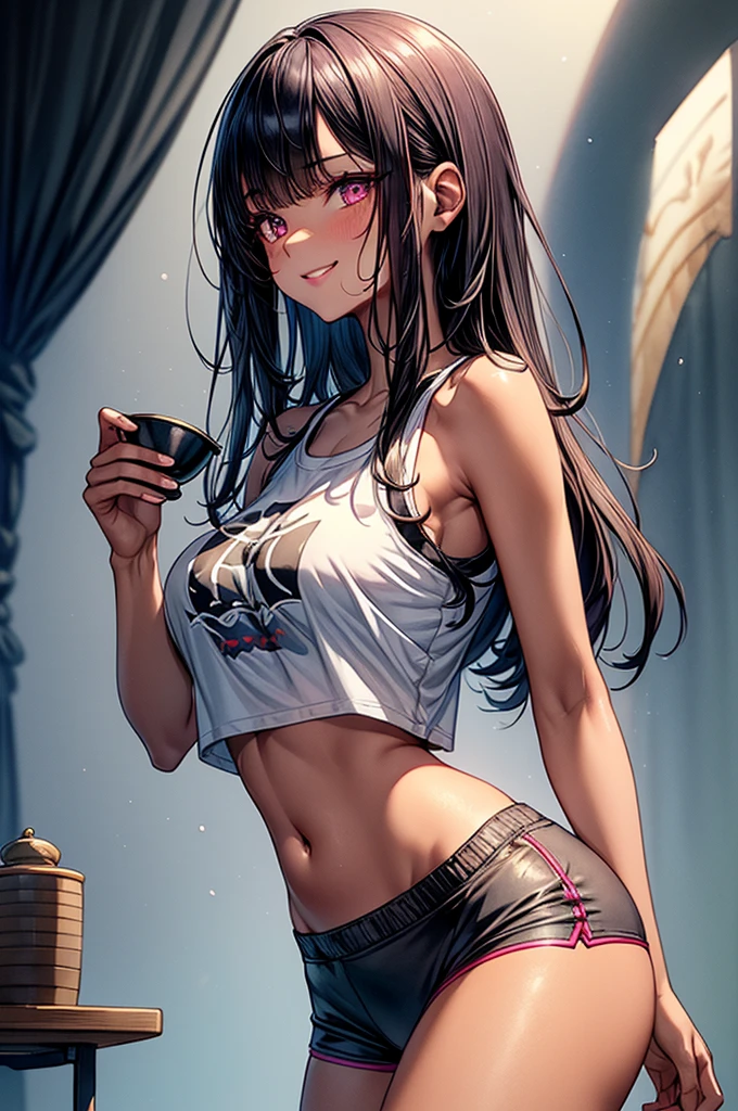girl spacepunk,(((1girl))),((anime girl with extremely cute and beautiful black hair cat ears walking seductively down the street)),
(large breasts:1.4),saggy breasts,((((black hair,messy hair,colored inner hair,large hair,absurdly long unkempt hair:1.35,long hair,ear breathing)))),((((cat ears,cat ears on head,big cat ears)))),((pink eyes:1.3,upturned eyes:1.3,perfect eyes,beautiful detailed eyes,rainbow glows ultra-detailed deep pink purple eyes:1.1,gradient eyes:1,finely detailed beautiful eyes:1,symmetrical eyes:1,big highlight on eyes:1.2)),((fat)),(((lustrous skin:1.5,bright skin: 1.5,skin tanned,shiny skin,very shiny skin,shiny body,plastic glitter skin,exaggerated shiny skin))),(spider lower abdomen,narrow waist,wide hip,athletic body,inflated legs,delicate detailed fingers,detailed body,detailed arms,human hands,(detailed face)),
cute,slutty,seductive,erotic,(((nsfw))),
zettai ryouiki,revealing clothing,show skin,((((underboob)))),(cleavage),(semi-naked,with little clothing,((tiny thong)),bare legs,visible thong straps),((((crop top hoodie,cropped hoodie,hoodie,hoodie intricate)))),((detailed outfit,detailed clothes)),
(dynamic pose:1.0),solo focus,embarrassed,centered,scale to fit dimensions,Rule of thirds,
((((cybernetic city by the ocean,oceanfront,ocean background,cybernetic city in an alien environment full of water and vegetation)))),thick clouds,very cloudy sky,neon city,((neon theme background synthwave)),( (detailed background: 1.25)),
(best quality,high resolution,sharp focus,ultra detailed,extremely detailed,extremely high quality artwork,(realistic,photorealistic:1.37),8k_wallpaper,(extremely detailed CG 8k),(very fine 8K CG),((hyper super ultra detailed perfect piece)),flawless,(((masterpiece))),illustration,vibrant colors,(intricate),High contrast,Selective lighting,Double exposure,HDR (High Dynamic Range),Post-processing,Background blur,