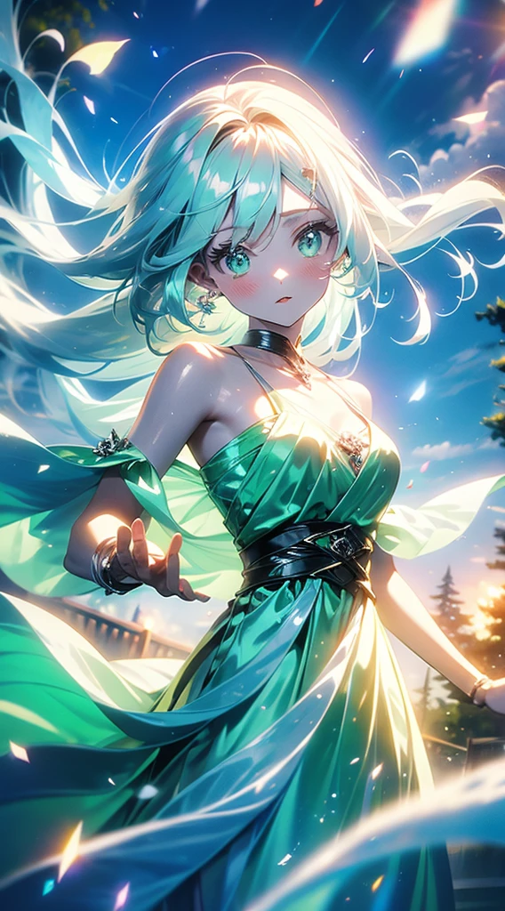 Danfeng Eyes,eyeline,(Horny eyes:1.4),(faeries:1.2),(A high resolution,Best quality at best,like a dream,obsessed,at a forest,faeries),(vivd colour,ultra - detailed),(美丽Horny eyes,Mottled sunlight,Whimsical creatures,sparkling mysterious mist,Evocative atmosphere otherworldly beauty),(magical light,Faint ethereal light),(in pastel shades,fantasticcolors),(Dancing fireflies,活泼的faeries,Breeze whispered),layered lace dress,Exquisite and beautiful gauze long skirt,(Colorful princess dress:1.4),(Elf Flower Crown:1.2),(美丽Horny eyes, vivd colour, oil painted, flowers in the background, A flowing dress, Fantastical Atmosphere, Eyebrows are very clear, gentlesoftlighting, Fantasy elements, Magical environment, 逼真的A high resolution图像, dynamic and energetic),(Vibrant colors:1.5)