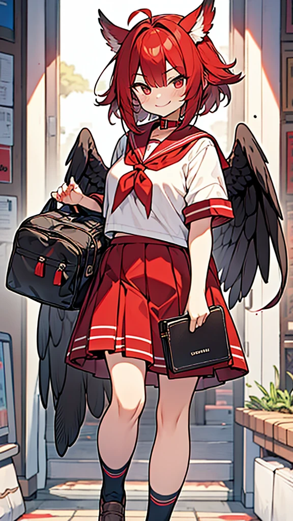 ((Beautiful Beautiful Girl)),(light red heart color eyes), 1 and slender woman, degree々big breasts, ((pink color hair)),((Bob Hair)),In 8K, top quality, (highly detailed head: 1.0), (very detailed face: 1.0), (highly detailed hair: 1.0),((Angel Policewoman Outfit)),Detailed official artwork, clean detailed anime art,((ruins)),((troubled expression))