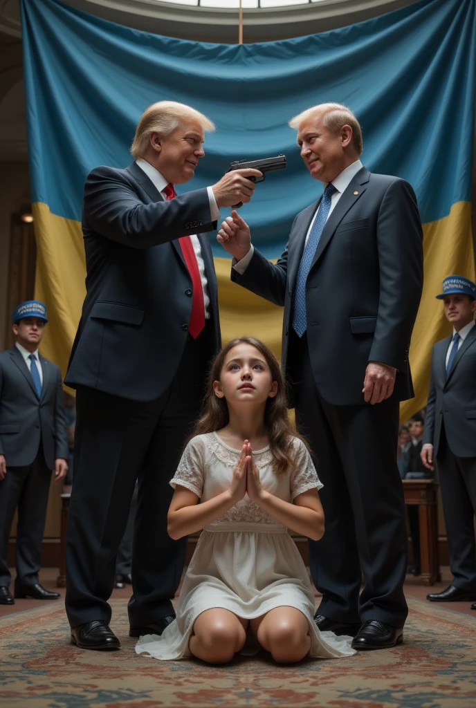 (masterpiece), best quality, ((old man in blue suit)) stands beside (((nude naked nude naked teen girl who has a detailed face and a traffic cone on her head))) and has medium breast and nipple and vagina and bun hair and headband and earring and and necklace and wristwatch, classroom setting, crowd of men in school uniform in background , 