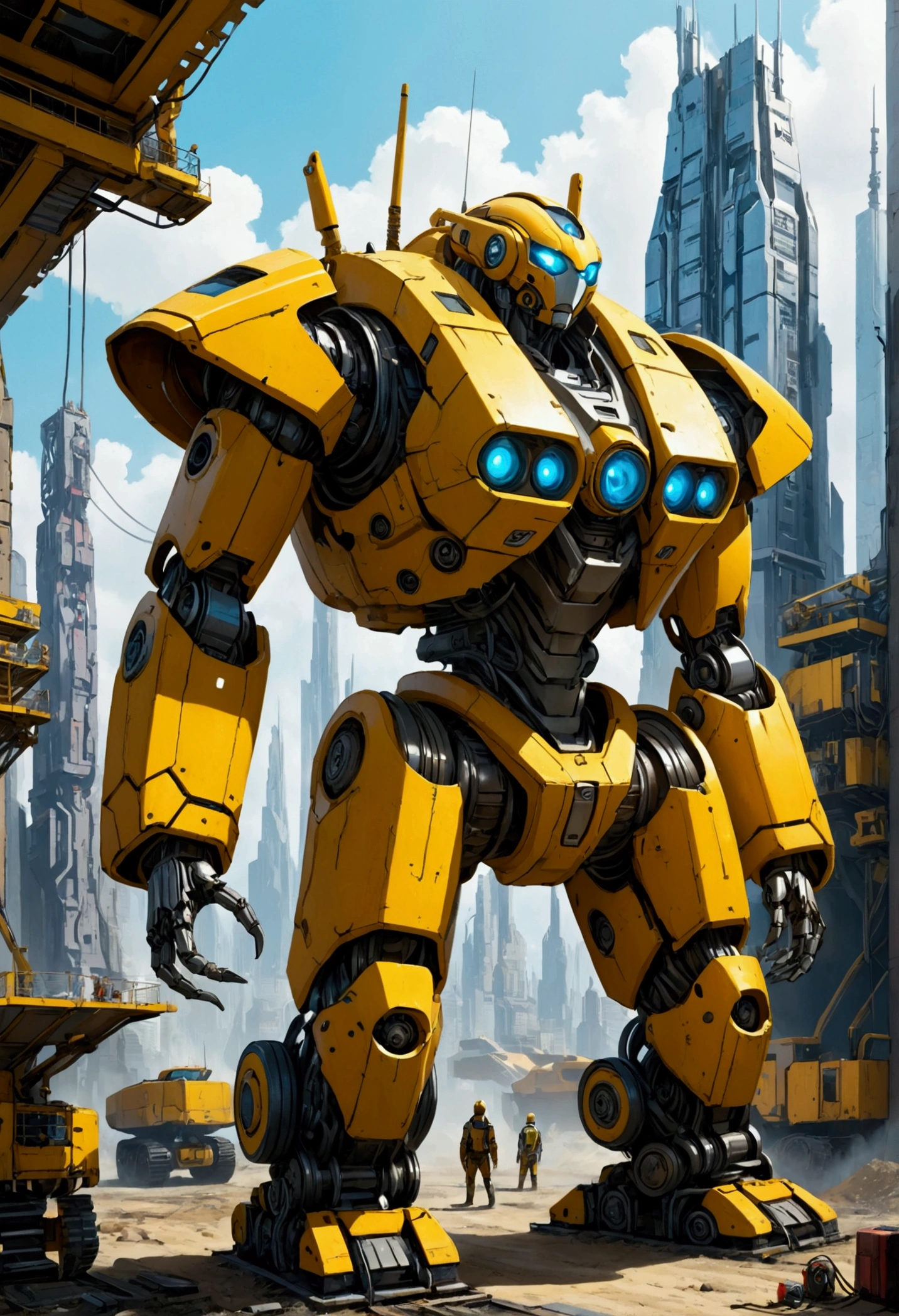 humanoid heavy machinery