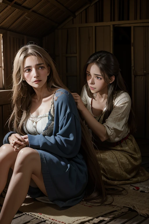 Create the story of the arrival of Europeans in America