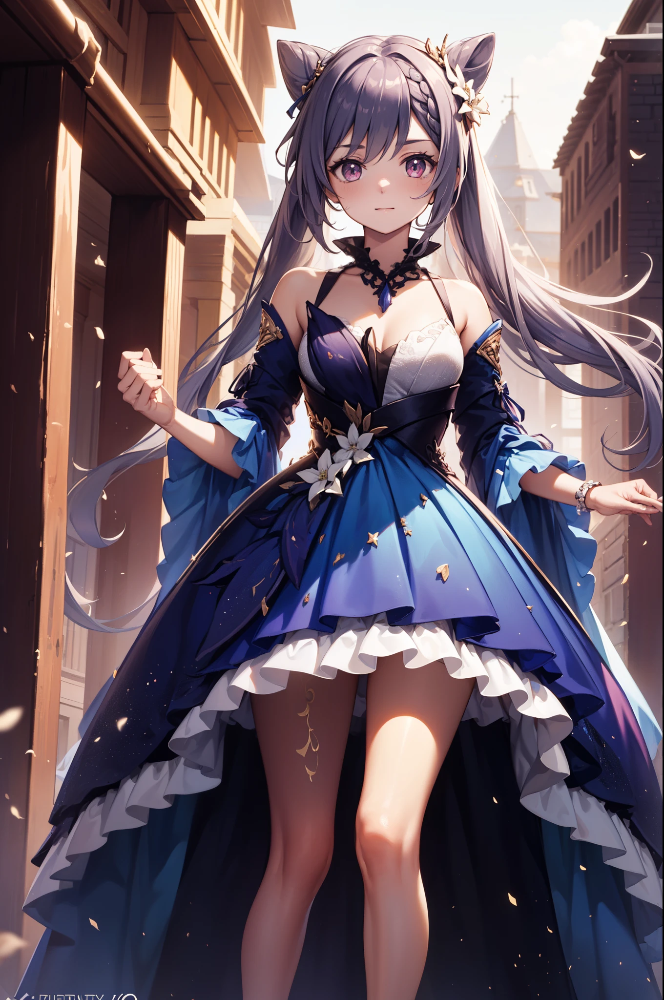 1girll, Single person，Loli， (巨作:1.1), (Best quality:1.1),  Break [Blue:peach red:0.5] Theme, Cowboy shot,Cinematic light， (full bodyesbian:1.2)，Exquisite facial features，perfect hand，(small boobs：1.5)，standing on your feet，Stage background，inside in room，