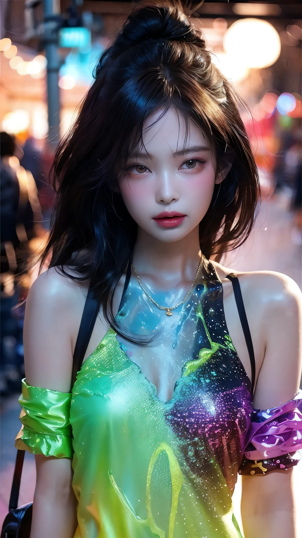 (Browsing Caution:1,4),Mix 4, (8K, RAWphotograph, Highest quality, Tabletop: 1.45), (Realistic, Realistic: 1.37),illumination, night, プロのillumination, photographn mapping, Radio City, Physically Based Rendering, Gradient Brunette, 高品質のphotograph, High resolution, 1080P, (Detailed facial depiction), (Detailed description of the hand), (Delicate CG), Extreme light and shadow, Rich details, (Detailed facial features), (Highest quality), Look in front of you, Highly detailed face, Highly detailed lips,  超High resolution, (Faithfulness: 1.4), photograph, 1 girl, [(sad)],  , Thin limbs, movie, Cool pose, I Cup, Highest qualityな完璧なボディ, photographのような, (1 girl: 1.3), Perfect balance, (Huge, Perfect breasts, Areola),(Realistic, Photorealistic:1.37),One Girl, Cowboy Shot,Professional Lighting, Photon Mapping, Radio City, RAWphotograph、(Photorealistic:1.4)、Octane Rendering、Complex 3D rendering with ultra-detail, Studio Soft Light, Rim Light, Vivid details, Super Detail, Realistic skin texture, Detailed aspect, Beautiful details in the eyes, Highly detailed CG Unity 16k wallpaper, compensate, (Detailed Background:1.2),Highest quality, 超A high resolution, Tabletop, One Girl, One girl,alone, Upper Body,View Viewer, White Background, Multicolored Hair, compensate , Lips parted, Black Lips, eyeliner, Gothic, Goth Girl,((Light on face:1.2)),((movie照明:1.2)),(Photorealism:1.4),((30 piercings in left ear)),((necklace)),((A woman who always smiles)),((nightのプールサイド:1.6)),((Lighting on face:1.1)),((Upper Body:1.2)),((Delicately depicting the face:1.2)),(Very short bob hair:1.5),((Multicolored Hairの色:1.4)),((black colored contact lenses:1.2)),(((Completely naked))),(((nsfw))),(((Completely naked))),((((Completely naked)))),(((nsfw)))