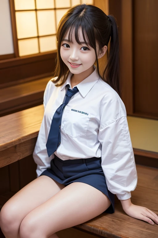   High quality masterpiece  , 8k, , Japanese Girls, RAW Photos, Absurd, Winner portrait smile face, 笑face, Alone, Uniform, Summer Clothes Idol&#39;face, violet, Gardenia, Delicate girl, Long black hair, Dark Eyes, Upper body digital SLR,    Observe the audience, Frank, Sophisticated, Like々Shii, Thin arms,    professional lighting,   FILM GRAIN,    Chromatic Avalation, (Details of the eye and face: 1.0), (Bokeh button:1.1)