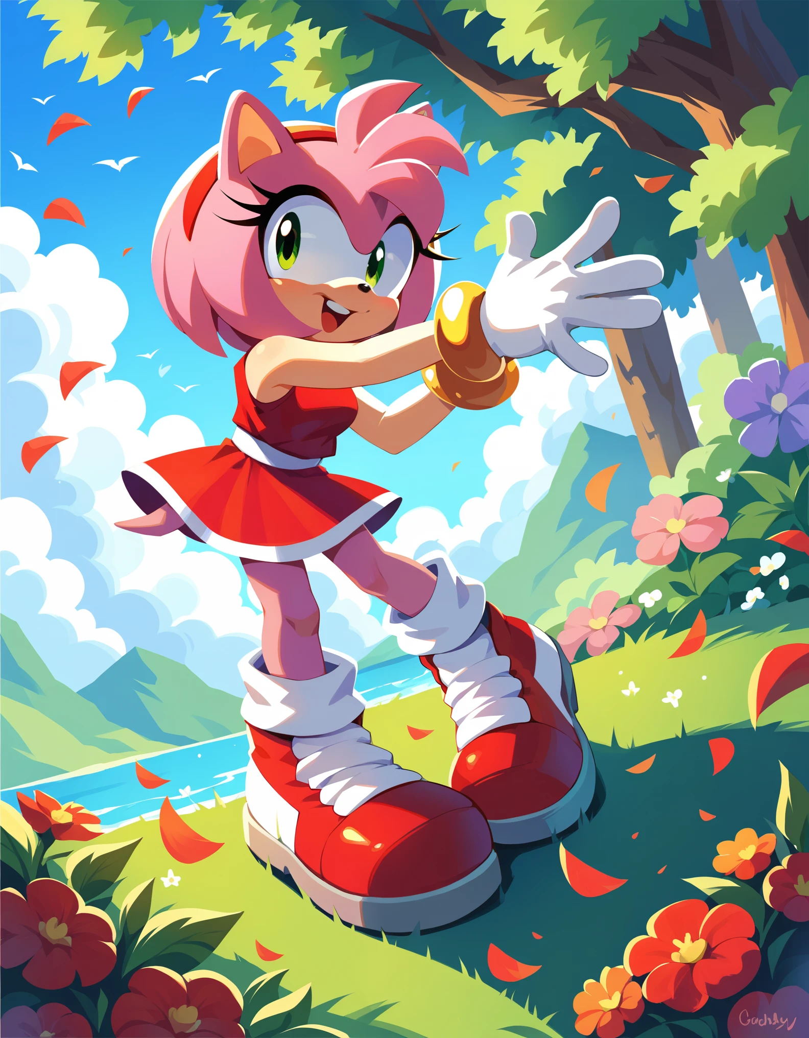 score_9, score_8_up, score_7_up, solo, Amy Rose,