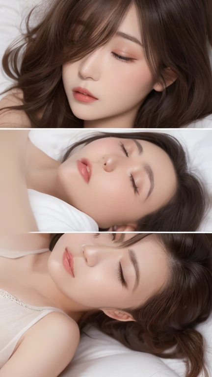 ((Highest quality、8K、masterpiece:1.3))、Sharp focus:1.2、Beautiful woman with perfect figure:1.4、Slim Abs:1.2、((Black medium bob hair、Big Breasts:1.2))、((shirt。shirt。shirt_On the bed。sleep。Lying on your back。close your eyes。sleep。Lying on your back。close your eyes。sleep。Lying on your back。close your eyes。sleep。Lying on your back。close your eyes。sleep。Lying on your back。close your eyes。sleep。Lying on your back。close your eyes。sleep。Lying on your back。close your eyes。sleep。Lying on your back。close your eyes。sleep))、Highly detailed face and skin texture、Fine particles、double eyelid。Makeup face。relax、Deep sleep、Mouth open、snoring、Drooling、🤤