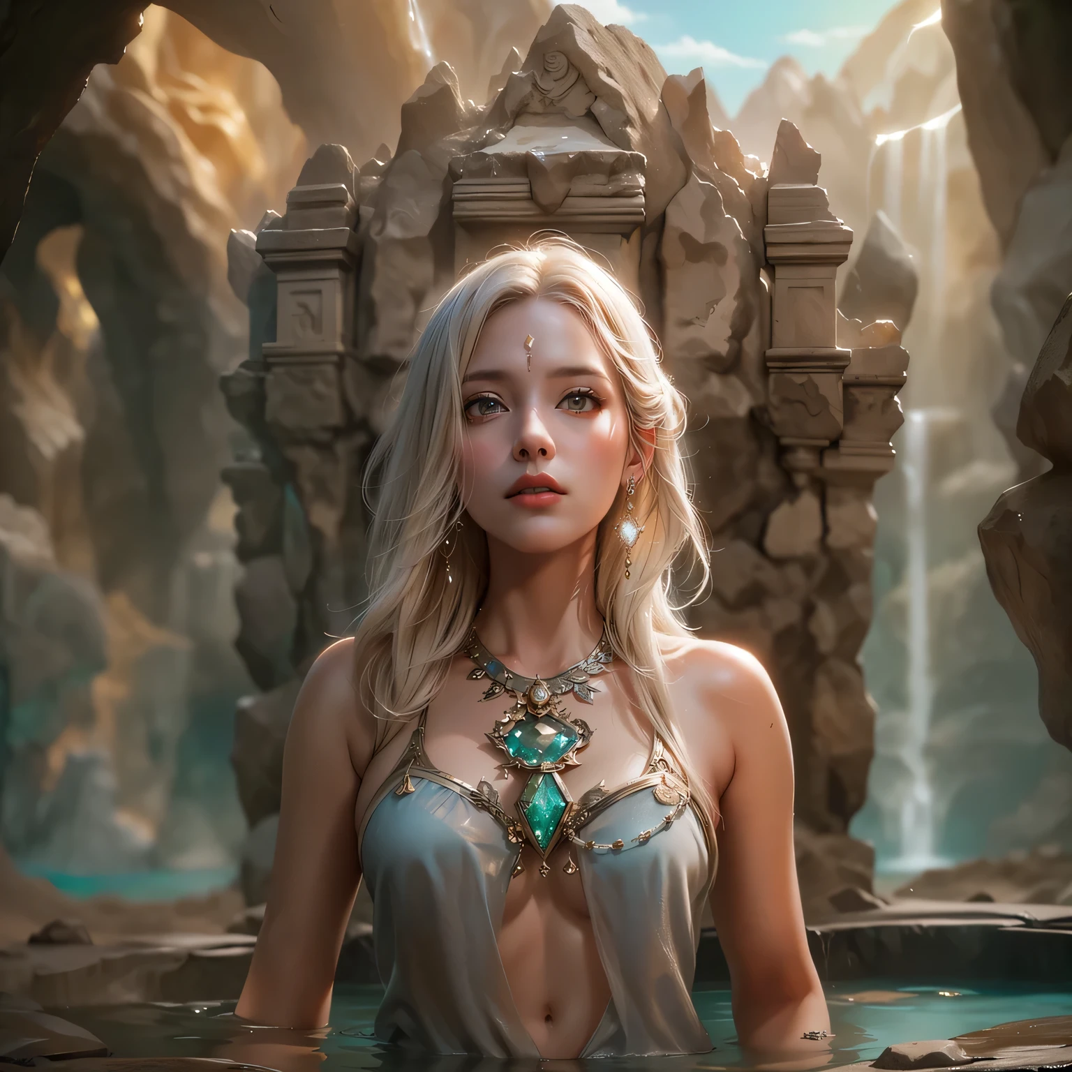 a woman sitting in a pool with a ball in her hand, princess knight, body, !!highly detailed!!, crazy white hair, by Lü Ji, pale pointed ears, full figure poster, beautiful as the moon, h 1024, boody, inspired by hajime sorayama, warcraft, unclad, beautiful naiad with a wonderful face, wonderful symmetrical face and beautiful realistic eyes, filling an urn with water by a river, Domenico Remps style, goddess emerging from the water, long hair fused with water, skin wet with water, magical forest with lantern and fantasy, full moon, lamp, night light, pond with garden,
full body, vladimir volegov art, vladislav nagornov art, jean-baptiste monge style,
small bubbles floating, wonderful girl, fantastic face, Caucasian,sexy pose, provocative pose,naked girl, visible beautiful pubic area, pink pesons, small breasts in sight, tattoos on the naked body, (masterpiece), realistic, (portrait of a girl), neat nose, smooth, young pale skinny white girl, smile, chubby, bright background, perfect detailed face, sunlight, photo realistic, a beautiful woman, uminescent glow orange cyan liquid lamp, liquid splash art, luminescent glow colors liquid, long hair fused into multicolored sea waves, light lantern, lamp and antique clock,, fantasy, fractal,, Sakimichan-style art, slight smile, legs open, pubic hair view, 1 sexy girl, exposed breasts,skin wet with water and foam and bubbles,view from below, open legs showing open vagina, beautiful full female body wet with water,wet skin, legs separated visible vagina,vagina in sight, beautiful naked woman lying in the pond, bed floating in pond, floating antique clock, lamp, lantern, night sky with storm, full moon,extremely smooth and fluid paint, 3D liquid paint, 3D fractals, gold and silver and bronze metallic colors, light particles, dreamy, 3D soft relief, bright sparkles,