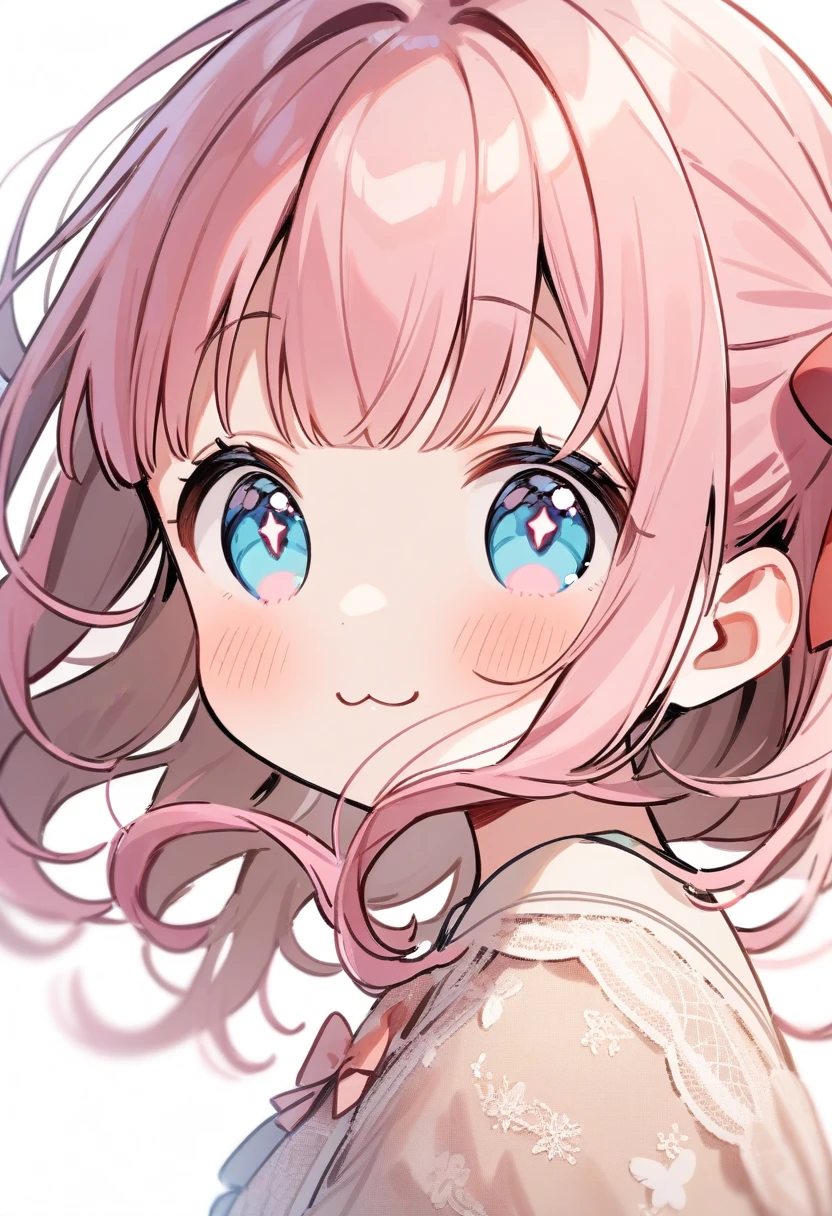 ((NSFW:1.1),masutepiece, (1girl in),Feeling as young as 3 years old、poneyTail、 Idol,Looks fun with a big smile, ((full body closeup)), Big eyes, It seems that the eyes are shining、Kawaii Tech, kawaii, Cute, Pastel colors,Hair color is pastel、 (Best Quality), Happy,Deep background of Makoto Shinkai style, Symmetrical, Head Tilted,The composition should exude sensuality and innocence、An ultra-high picture quality、Dynamic Angle、(The background should be visually appealing)
