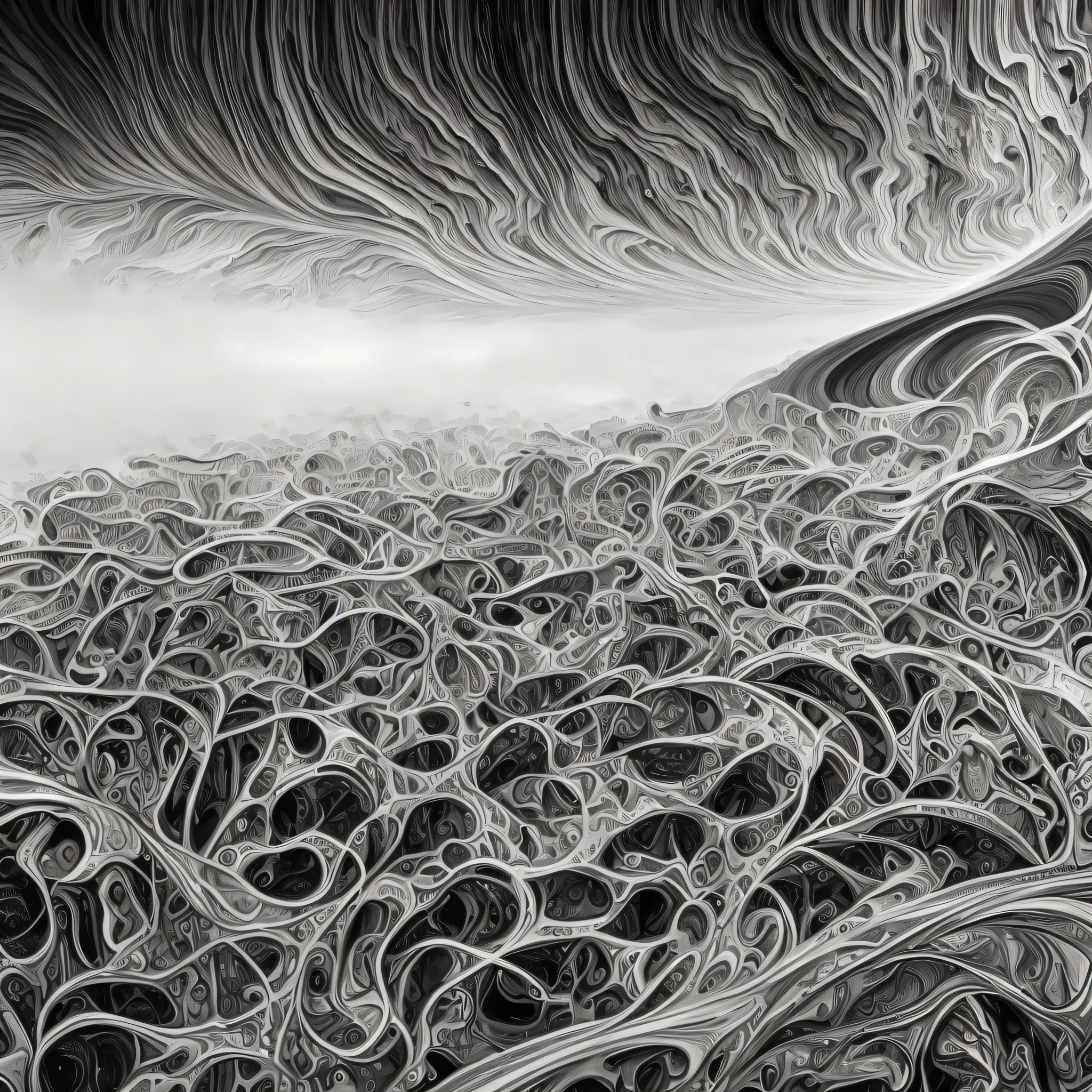 abstract monochrome