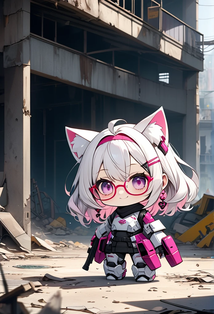 (masterpiece), (best quality), highres, ultra detailed, 1girl, short hair, gray hair, black dress, feathered sleeves, blue eyes, missile_surfing, street, city, traveling on a missile, foreground, animal ears, cat ears, slit pupils, :3, bangs, chibi, antenna hair, cat girl,
<lora:neco-arc:0.8> , <lora:Missile_surfing_v2:0.8>, neco-arc, <lora:Eternal2Bv2:1>