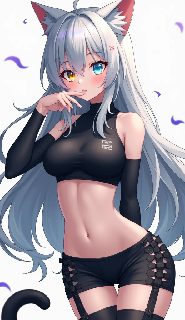 Darling,beautiful girl in a black transparent T-shirt without a bra