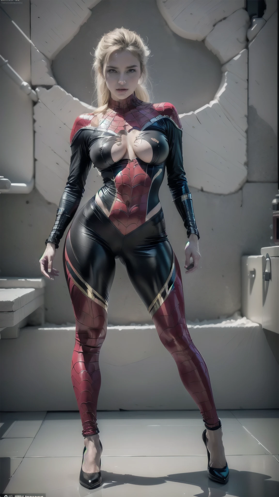 body proportions, (Chapped lips:1.4), (blush de nariz:1.2), foreshortening, black cuts, (eye contact), High contrast, ultra high resolution, high resolution, detailed, rosto limpo,  (rosto sensual:1.5), (Grandes olhos roxos:1.2), (olhos ultra detalhados:1.4), (Olhos de alta resolução:1.1), (textura de pele ultra detalhada:1.4), PERSEPHONE, PERSÉFONE, Perséfone, (SFW:1.5),  (full body:1.8), (upper body up:0.3), (hyper realistic:1.4), (realistic:1.3), (best quality real texture skin), Detailed eyes, detailed face,um close de uma mulher com uma fantasia amarela e vermelha e um gato preto, symbiote, carnagem, inspired por Ryan Stegman, inspired por Mike Deodato, uma fênix negra, no estilo dos quadrinhos da Marvel, mulher aranha!!!!!, foto de perfil, por Ryan Stegman, por Mike Deodato, mulher aranha, por John Romita Jr, tempestade de fogo, symbiote scream, spider man, spider woman, venom, scream venom, special ,(wonderwoman ) versus (Venom) yellow and red skin, long hair, ultra-detailed, CG, unit, 8k wallpaper),((full body)), (masterpiece), (realistic), (photorealistic: 1.2), (raw photo: 1.2), (best quality: 1.2), (detailed shape 1.4), (beautiful detailed: 1.2), (detailed ),,bring Axe,full fight with venom ,web ,armor,background temple,real ,futuristic,hyperrealistic,((UHD)), ([long hair hair]:1.8), (full body:1.8), (upper body up:0.3), (hyper realistic:1.4), (realistic:1.3), (best quality real texture skin), PERSEPHONE, Persephone, Persephone, (SFW:1.5) Hyperrealistic, huge saggy breasts, perfect legs, perfect legs, pernas added, pernas added e perfeitas, toned legs, sculpted thighs, pernas added, Smooth thighs. (erotic pose:1.5), (ultra detailed skin texture:1.4), (Beautiful toned body:1.1), hair arc, (moist skin:1.1), CAMELTOE, NUDE, CARNAGE, long hair, curvy, large breasts, (girl Full body :1.7), (HUGE HIPS:1.5),(HUGE breasts:1.5), (NUDE:1.5),(completely_nude:1.5),(Exposed_Breasts:1.5),(Exposed_Nipples:1.5),(SFW), VENOM FACE, 