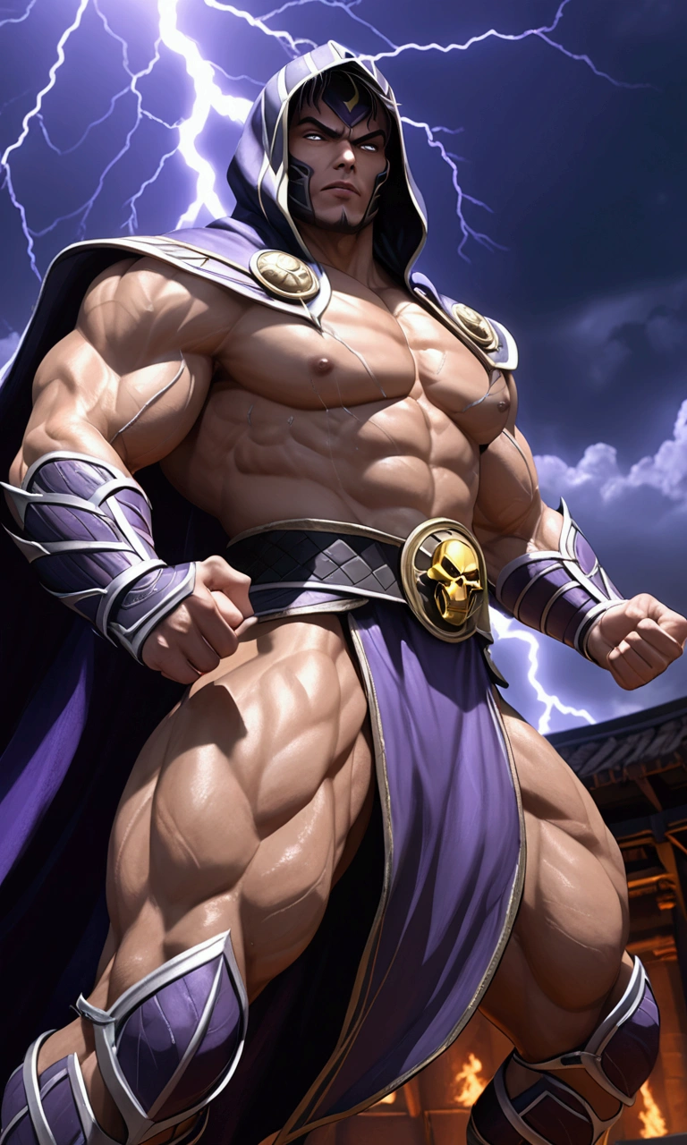 masterpiece, photorealistic image of handsome 35 year old man with brown hair, muscular, wearing massive ornate magical fantasy paladin style chest plate armor and vambraces, purple cape, full nelson(sex poion), (((dripping precum from penis))),rojectile cum))), cum ovlow, cumring, raining , open mouthed shockexpression, full body, fill frame, highly detailed, intricate details, sharp focus, dynamic lighting, extreme dynamic shadows