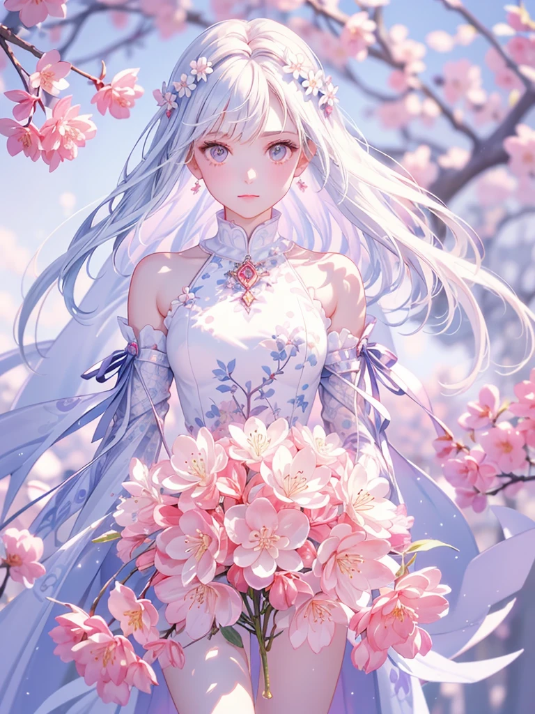 best quality:1.5), (ultra-detailed:1.5), (()), ((best quality)), (high resolution), (illustration), (an extremely delicate and beautiful), (ultra detailed beautiful face and eyes), 1girl, leaning forward sharp focus, ray tracing, 1girl, silky hair, multicolored hair, White hair(inner color Cherry blossom )background(sakura tree, day light), eye color(White pink, high definition,)inner eye (sakura),volumetric lightning, super_long_hair、have a weapon(katana)
looking_all(score_9:1.2), (score_8_up:1.2), (score_7_up:1.2),solo,Perfect anatomy,(one cute girl:1.3),(Line art:1.3),(Soft atmosphere:1.3),perfect anatomy,(A soft anime-style image capturing a delicate and ephemeral atmosphere),Enhance the anime screencap by adding a watercolor background, further elevating the dreamy and ethereal aesthetic. This scene, now rendered in 16k wallpaper resolution, merges the delicate beauty of the girl with pale skin and white hair with a soft, lush watercolor landscape. Hightleg.The big, intricately designed heavy armor and her captivating eyes are set against a backdrop that mimics the fluid, blending colors of a watercolor painting, adding a layer of artistic depth and emotion. The perspective from above at a dutch angle, combined with the watercolor effect, creates a composition that feels like a floating, dream-like world, glowing aura around her are now part of a canvas that blends reality with imagination, inviting the viewer to step into a tranquil world of soft hues and poetic beauty, all encapsulated within a serene, BREAK,(best quality:1.3),(best masterpiece:1.3),(very aesthetic:1.2),(absurdres:1.2),newest,(intricate details:1.2),ai-generated,absurdres extremely detailed CG,depth of field,dynamic angle,dynamic pose、groin、
muscular female, fit, abs, leg muscles, arm muscle、