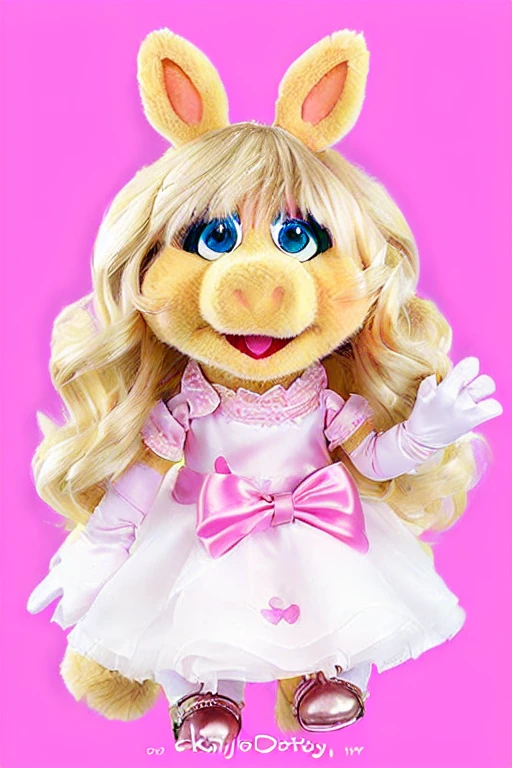 pretty puppet cheerleader <lora:Puppet:.5>, big tits, cute button nose