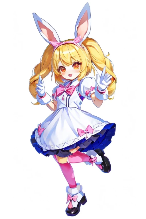 a close up of a cartoon bunny girl in a dress, **** in dress, original chibi bunny girl, , bunny girl, ****, splash art anime ****, female furry mini cute style, small **** girl, anime girl named lucy, rin, kagamine rin, inspired by Kanbun Master, from touhou, anime moe artstyle female furry sara rabbit medabots style 