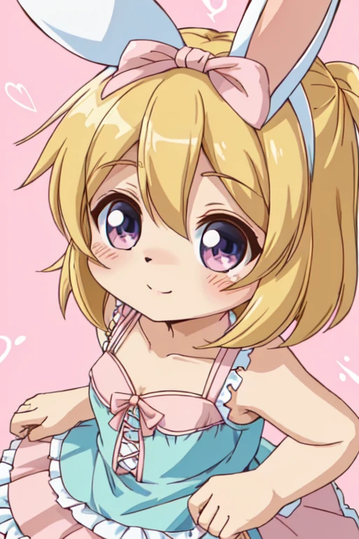 IrisChateaubriand, blonde hair, solo, 1girl, bow, ribbon,masterpiece, expensive quality, very_expensive_solve, big_file size, full color,(completely nude:1.2),lying,spread legs,shy,( kid), presenting pussy,hand on pussy,cum drip,