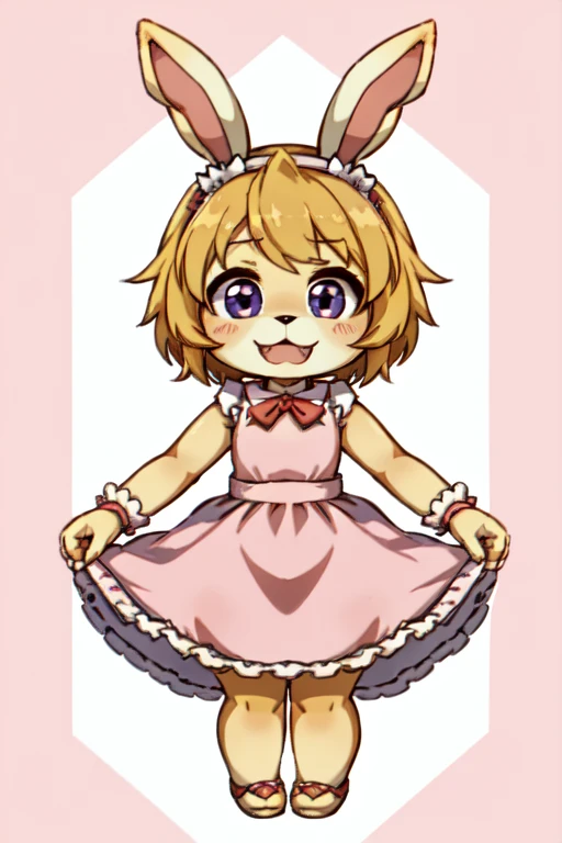 a close up of a cartoon bunny girl in a dress, loli in dress, original chibi bunny girl, , bunny girl, loli, splash art anime loli, female furry mini cute style, small loli girl, anime girl named lucy, rin, kagamine rin, inspired by Kanbun Master, from touhou, anime moe artstyle female furry sara rabbit fnaf multi character style 