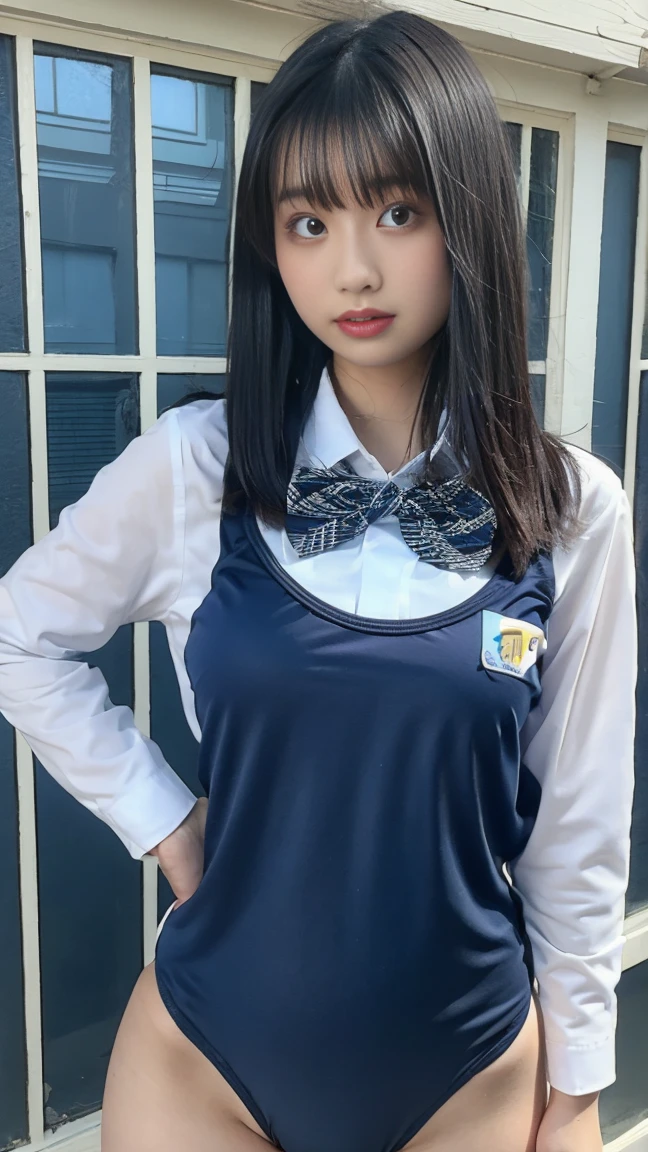 Busty、School Swimsuit