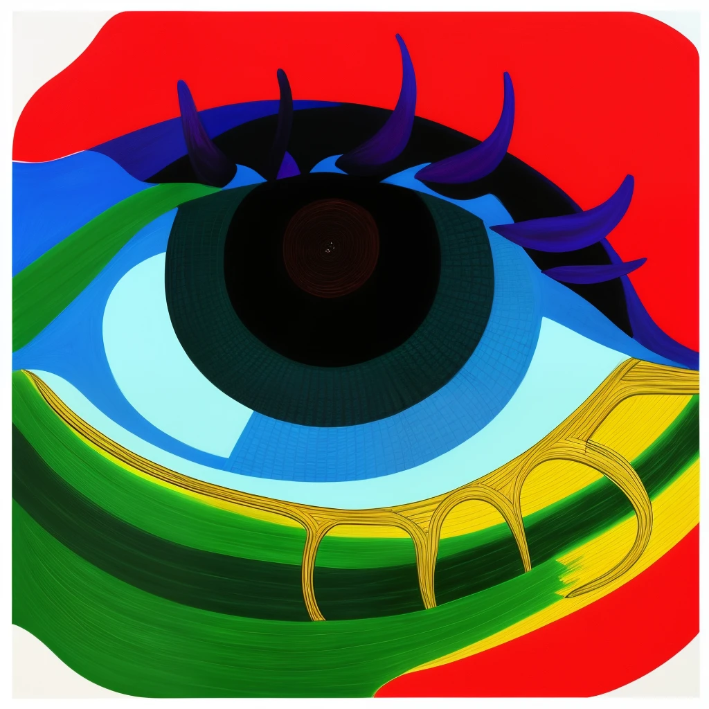 Yayoi Kusama,eye,りんごにたくさんのeye:1.2,colorful,Abstract,8k,Best Quality,masterpiece,Cinematic quality,