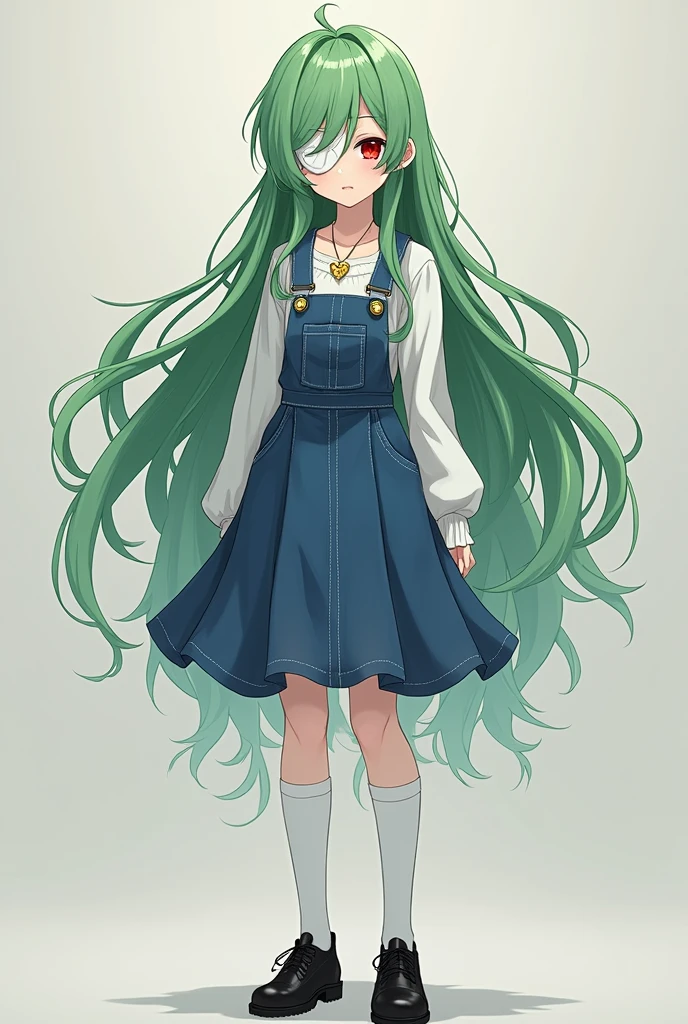 Girl  Slime, Exterior color: z, Transparent, in full height,  dressless, with long hair
