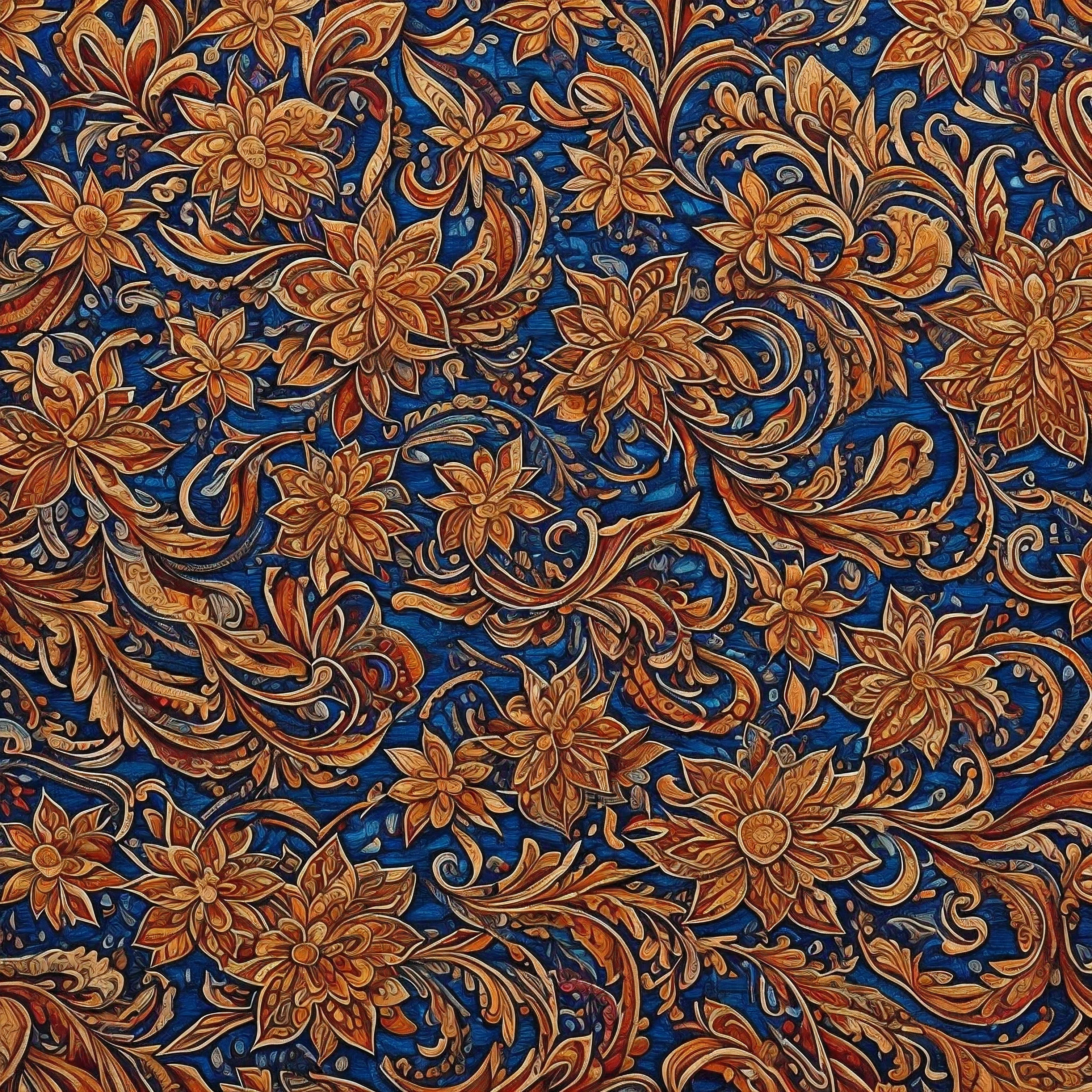 A photo of a batik painting of Venom on a batik linen fabric with a traditional floral pattern. The fabric is folded in half, revealing the floral pattern on the other side. There is a white text that reads "The Last Dance" a bit below  of the Venom. The background is a wooden surface.