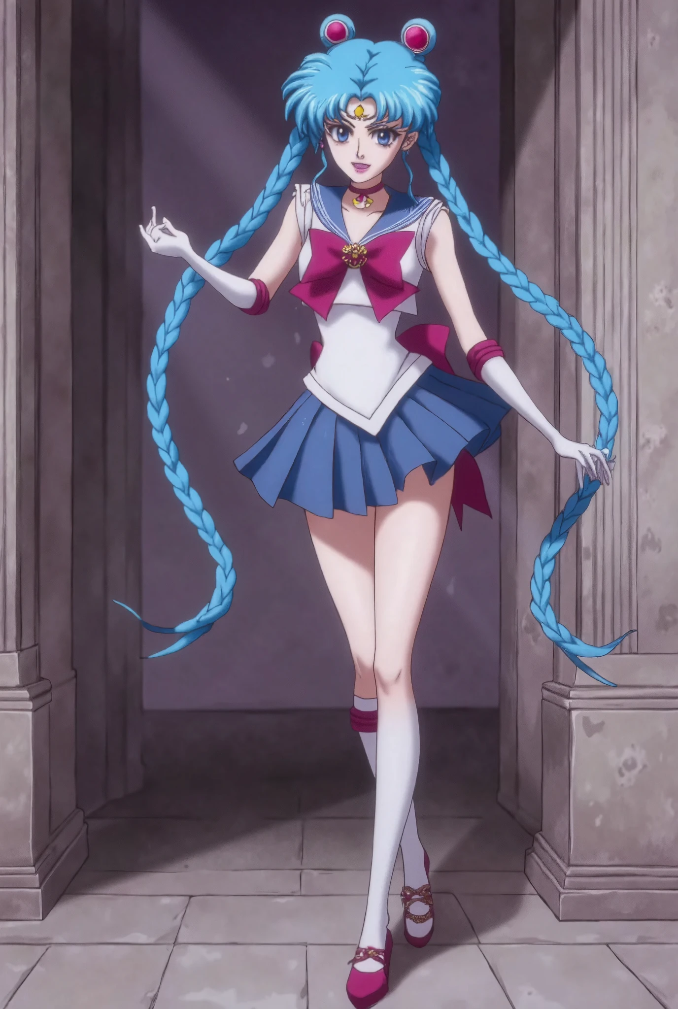 (masterpiece,  Best quality:1.2), sailor moon,Jinx，1 girl, solitary
