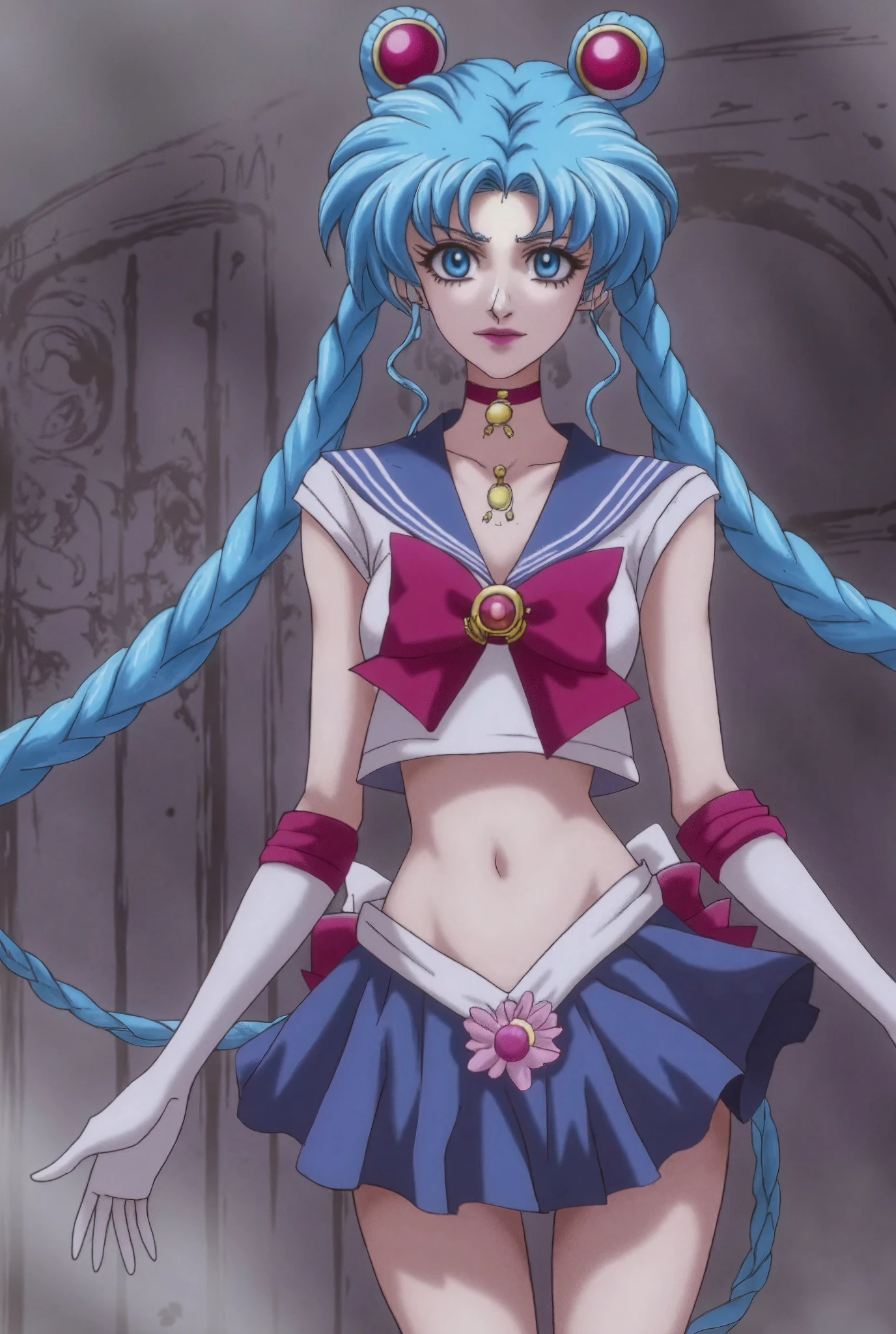 (masterpiece,  Best quality:1.2), sailor moon,Jinx，1 girl, solitary
