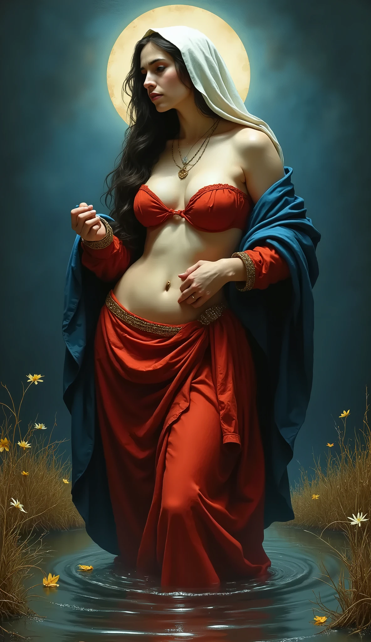 Martial arts naked woman