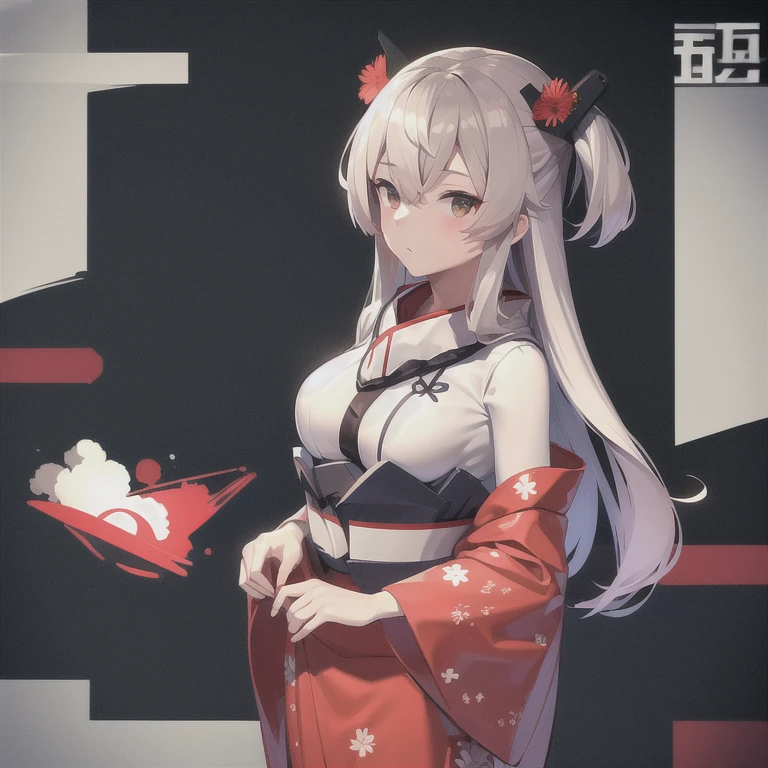 Kantai Collection Aircraft Carrier O Class Japanese Kimono