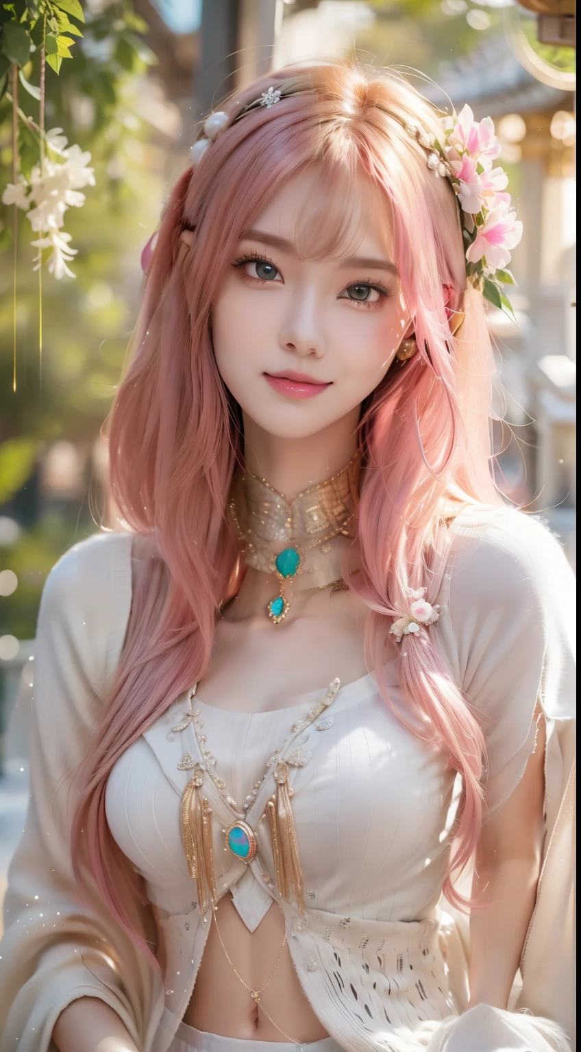 (photorealistic:1.8, highest quality:1.8,8K masterpiece:1.8,High resolution,muste piece:1.8),snow mountainに立つ1人の23歳の女性,fantasy,(sexy see through dress、Transparent Shawl、Elegant earrings、choker), beautiful detailed blue eyes:1.7,double eyelid:1.6,beautiful skin:1.8, (looking at the camera:1.2),(Photo seen from below:1.3),(long Hair:1.2,beautiful shining pink hair:1.5), expression(Sly Smile:1.3,face turns red:1.3),(Moderate chest:1.3),Pause(Seductive pose:1.5),background(snow scene:1.5,snow mountain:1.3,fairyland forest,Crystal Castle),(slender:1.2),(detailed perfect face),normal hands:1.5,normal finger:1:5,normal feet:1.5,(cameltoe), (The tips of the nipples are visible)