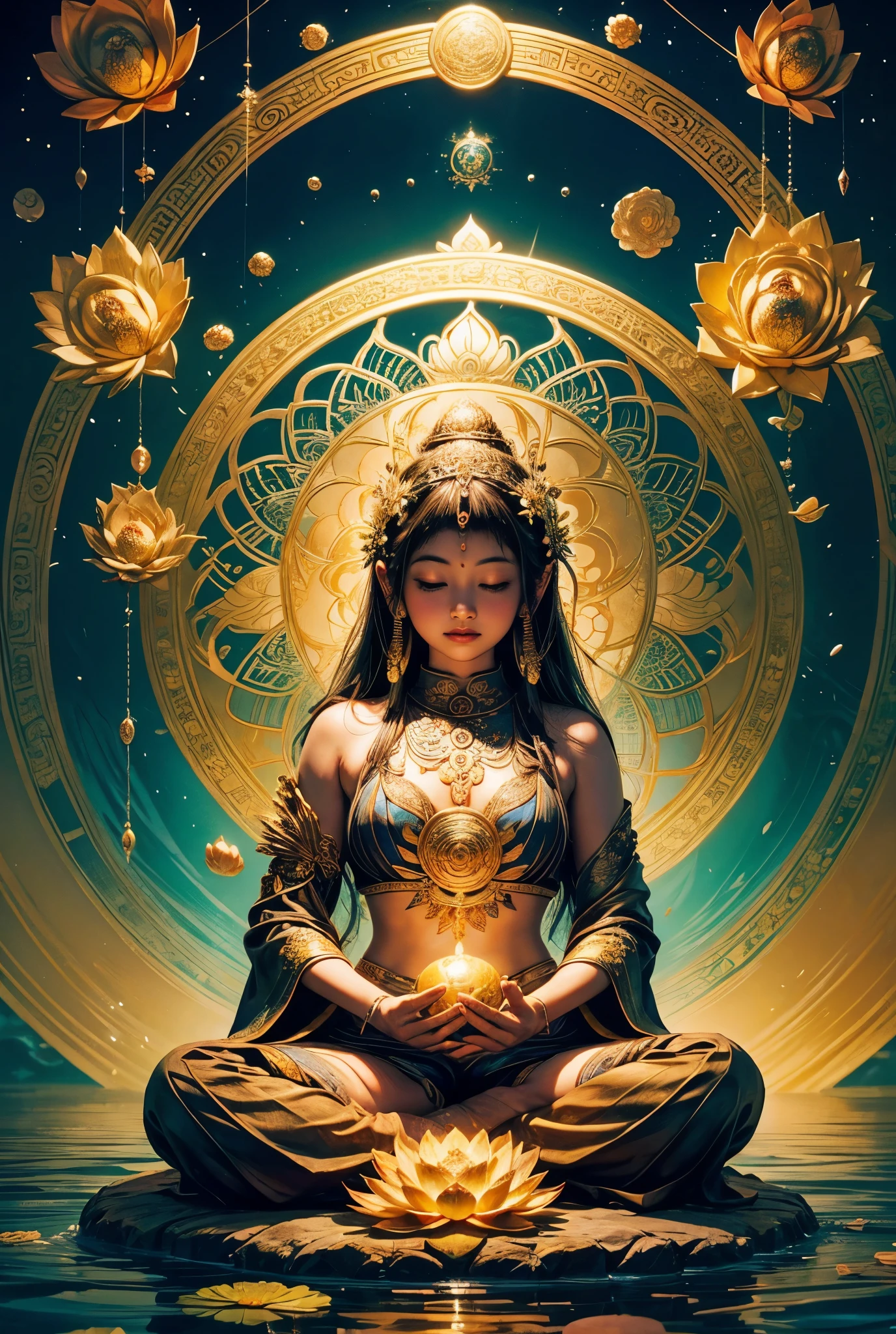 Symbols: Include symbols related to the Law of Attraction, like a magnet or a breaker-head coming together, symbolizing the manifestation of dreams and the alignment of energies. Petals of flowers or stars can also be incorporated to represent expansion and growth. Elementos Visuais: Include images related to the journey of self-development and manifestation, Like a winding path leading to a bright horizon or a person meditating in a lotus position. These elements can represent the personal journey and connection to the universe. Aesthetic Coherence: Maintain a cohesive aesthetic with other graphic elements used in the channel, video thumbnails and other visual elements. This will create a consistent and recognizable visual identity