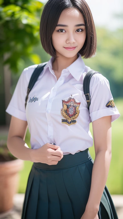 (masterpiece, highest quality:1.2), 8K, 12才のFull nudityの女の子, 85mm,Official AR RAW Photos, スーパースリムなスレンダーbeautiful girl, (Navy blue short skirt、下Half BodyFull nudity、Short sleeveの白シャツ、Show me your ears、Naked girls photoshoot、Full nudity, Cute face, close, Half Body, It was a race, Gardenia, beautiful girl, , Thighs, Short sleeve, station platform、 Watching the audience, No makeup, (Big smile), Film Grain, chromatic aberration, Sharp focus, Face Light, Clear lighting, Ten generations, Detailed face, Background bokeh, (dark red tie:1.1)、((((((12 year old girl))))))、((((((12才のFull nudity女子高生)))))、Narrow waist、shy pose、Shy and nervous girl、 Sad face