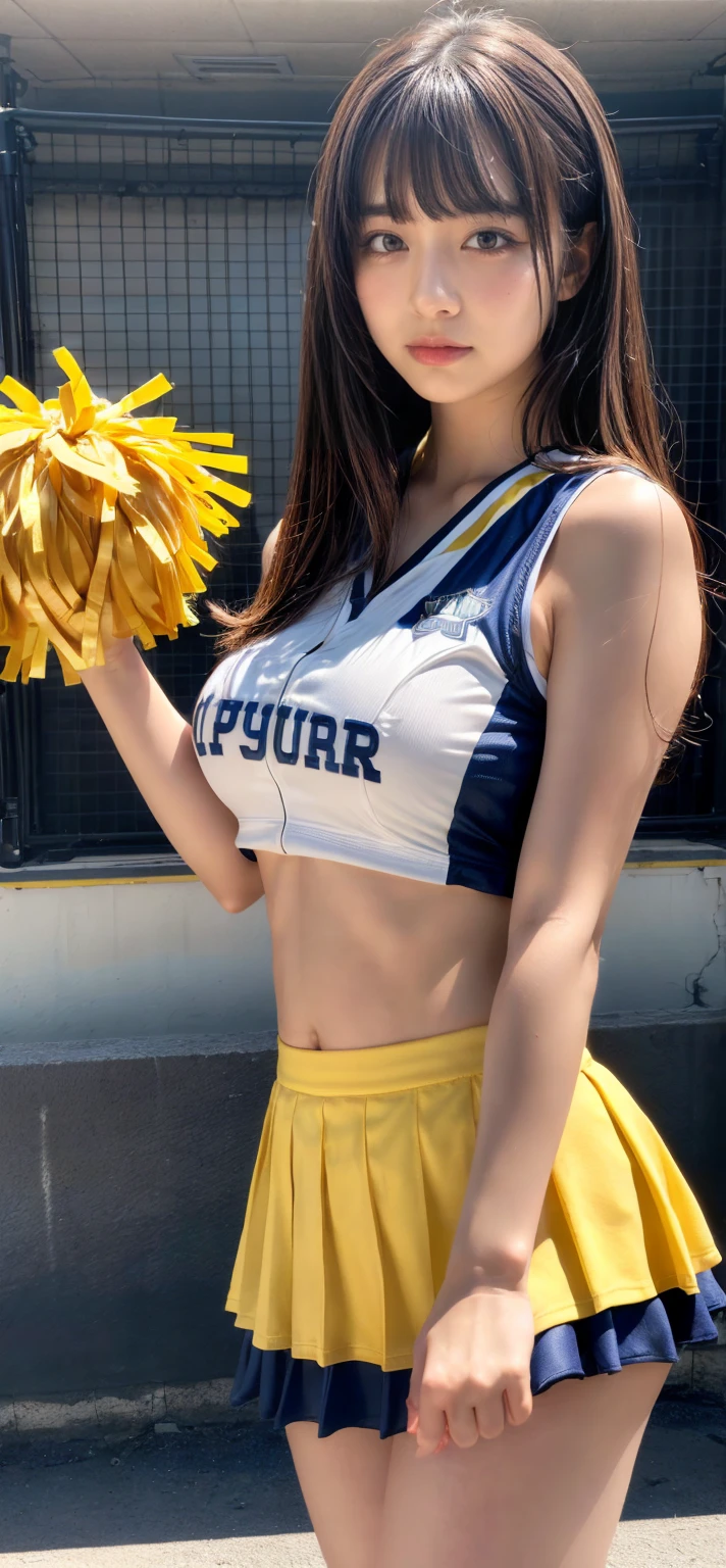 masutepiece, Best Quality, 超A high resolution,(photographrealistic:1.4) (depth of fields),(Lens Glow) ,Sony α7, 35 mm, F1.8, ((Lower milk protrudes:1.5、Navel:1.2,))、Longhaire、
White fair skin, Cute smile、 ((tshirts:1.6, pantiy:1.2,Lower milk is visible:1.5)), is standing:1.5,Navel、(Both armpits:1.5)、、