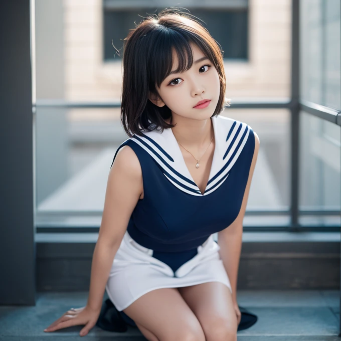 High resolution、high resolution、In 8K、Real Live Action、RAW Photosgraphy、Highest quality、masterpiece、超High resolution、RAW Photos、Len、Beautiful poop、Tabletop、((Obscene content))、For adults、The charm of 、Absurd、((((Japanese super fashion model)))、((Narrow Face:1.2))、Cute face、((Shining Face))、((((Things that make your cheeks red、Puff out your cheeks)))))、((Slim figure:1.5))、((Lean Your Body:1.5))、(((Height 180cm:1.3、expensive)))Small breasts、knees、 Thin thighs、Report、whole body、very nice、((Sailor Moon Costume:1.5))、 Lifting pleated mini skirt、((Pussy))、Pussy、(mansuji)、White panties、Dancing:1.5、（Photorealistic：1.37）、Photon Mapping、Realistic、Radio City、物理ベースLenダリング、Depth of field rally background、picture、(((Japanese Junior Idols)))、Sparkling eyes、Glossy Lips、Too bright natural light、Bright sun、明るすぎるsunlight、Looking into the camera、((blonde))、((Two buns hair:1.5))、((Very long straight twin tail hairstyle:1.5))、(((whole bodyショット:1.5)))、((knees))、((Daytime))、((sunlight:1.5))
