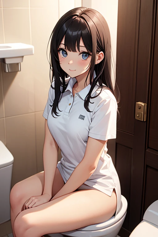 bathroom, girl,
